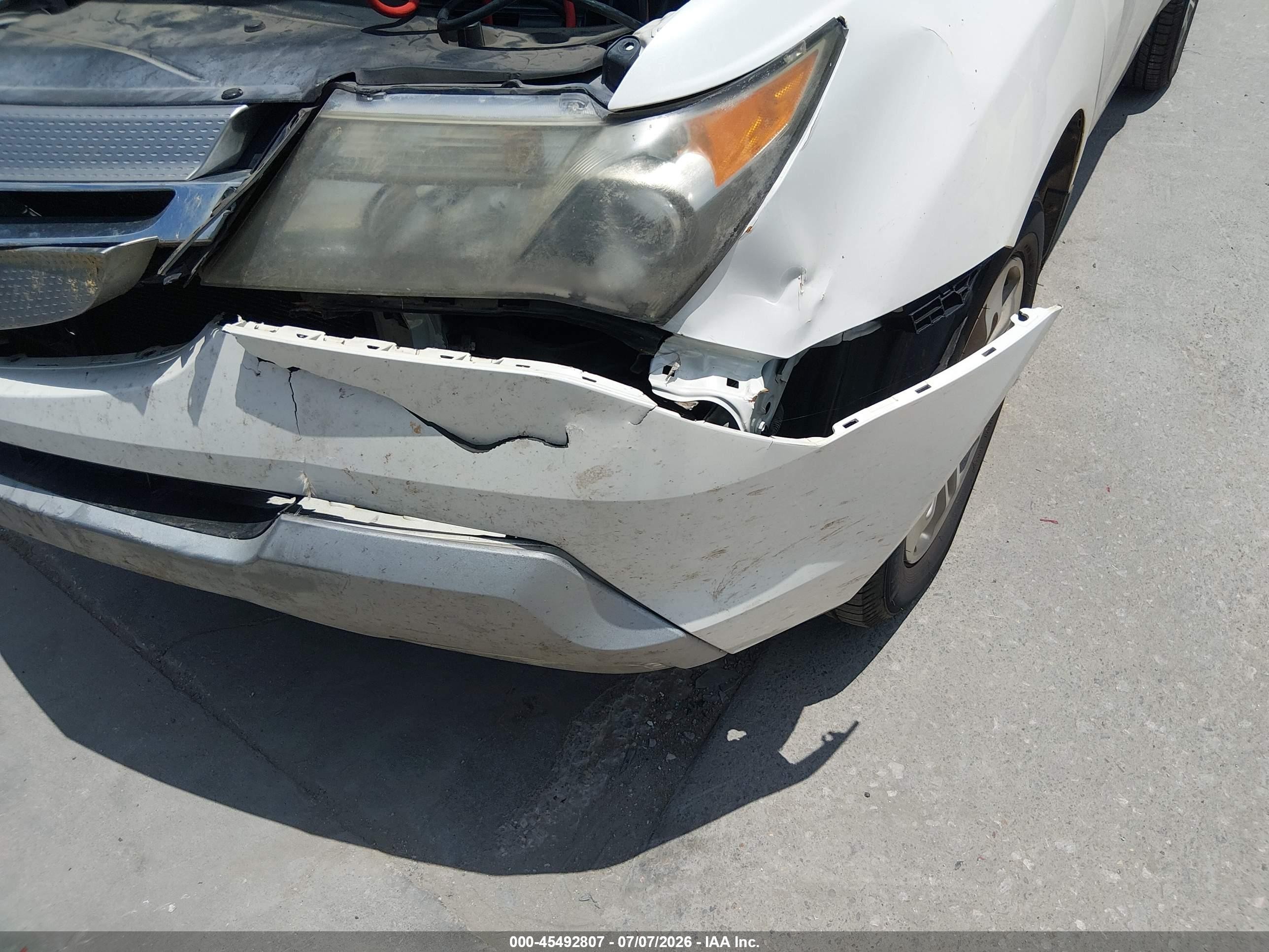 2008 Acura Mdx Technology Package White vin: 2HNYD28698H544610