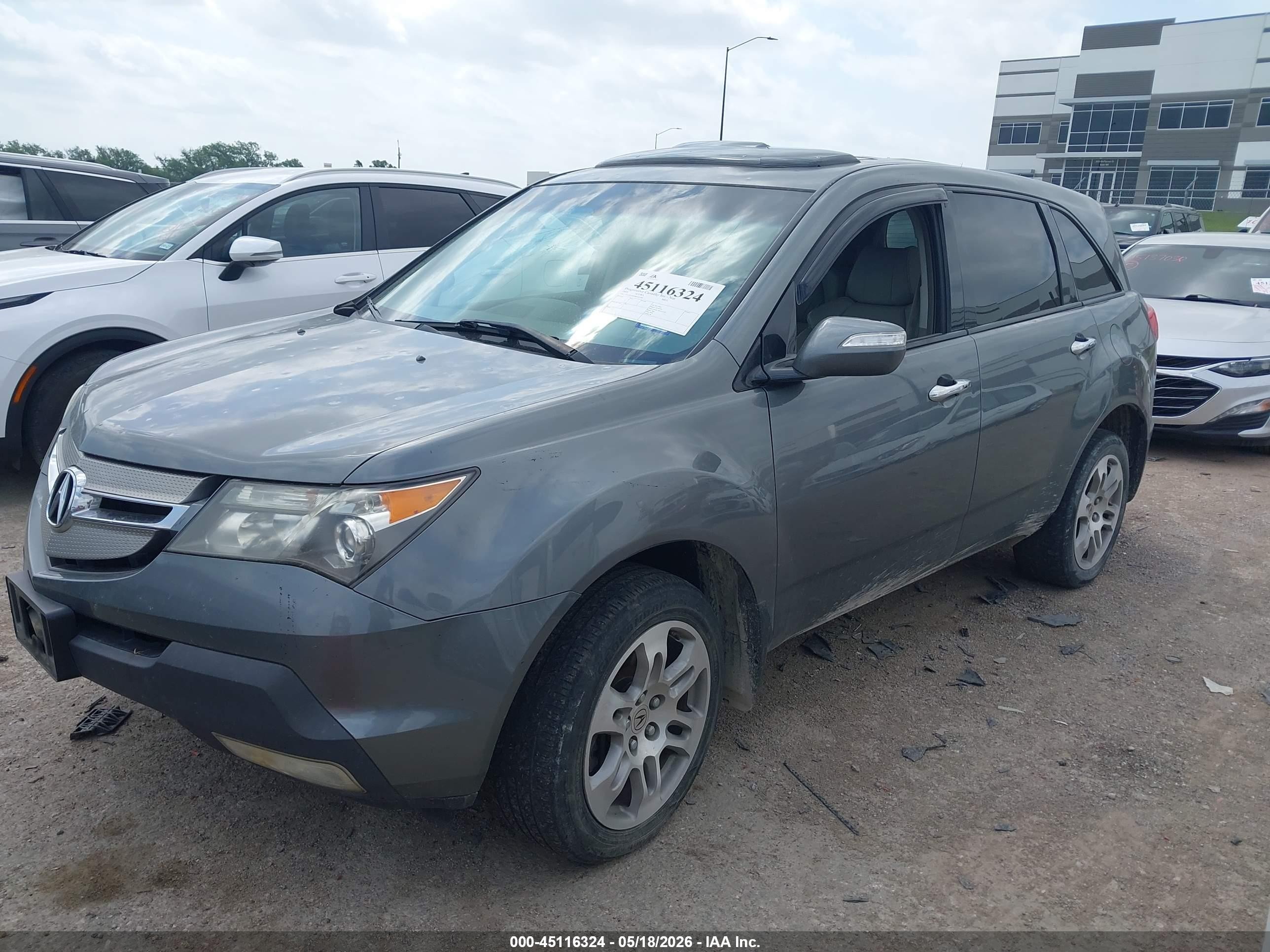 2009 Acura Mdx Technology Package Gray vin: 2HNYD28699H505789