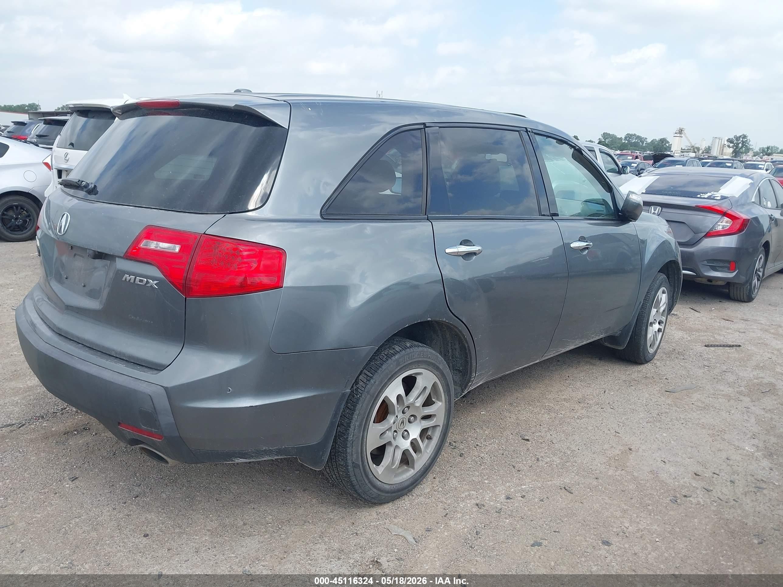 2009 Acura Mdx Technology Package Gray vin: 2HNYD28699H505789