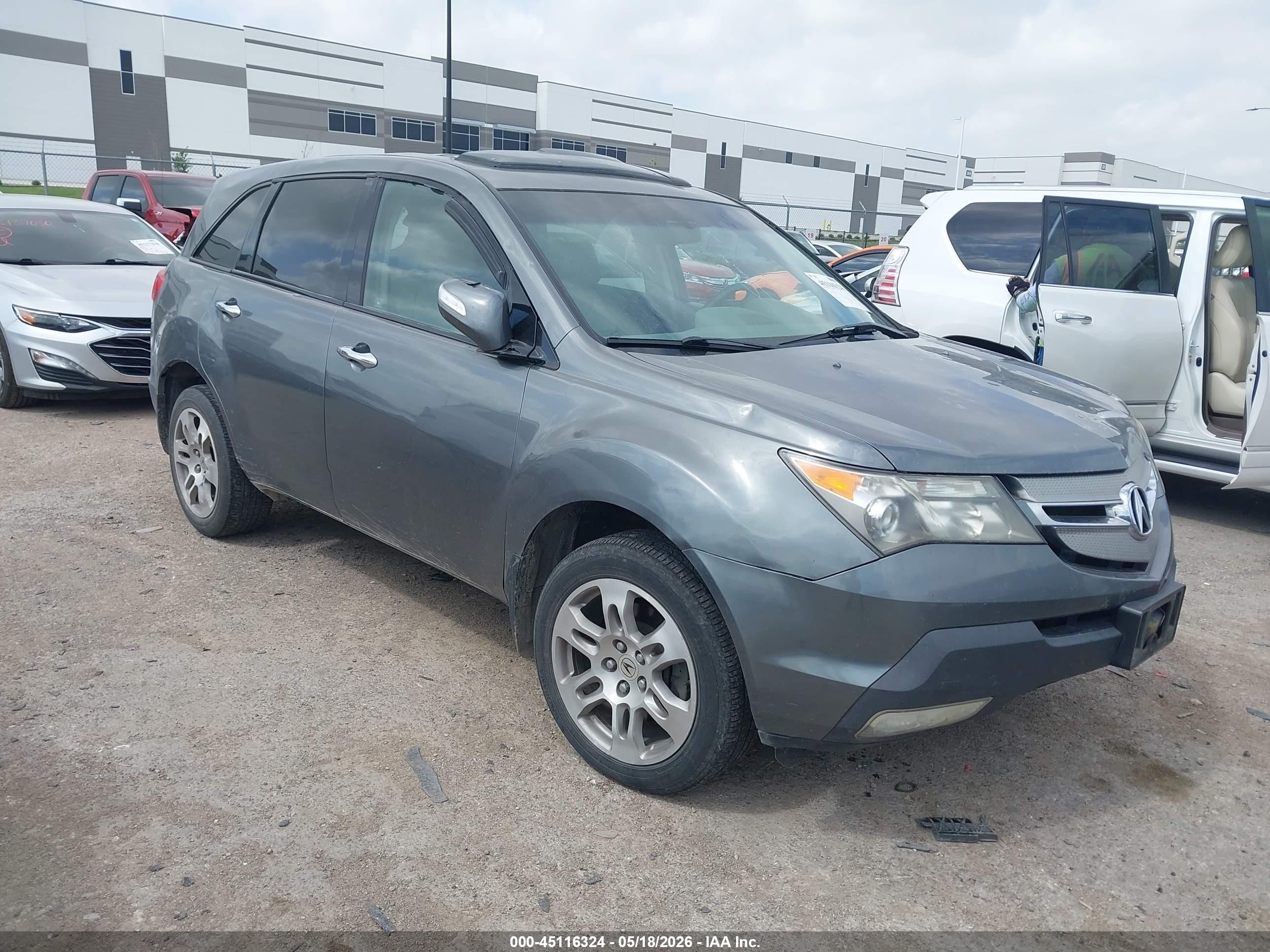 2009 Acura Mdx Technology Package Gray vin: 2HNYD28699H505789