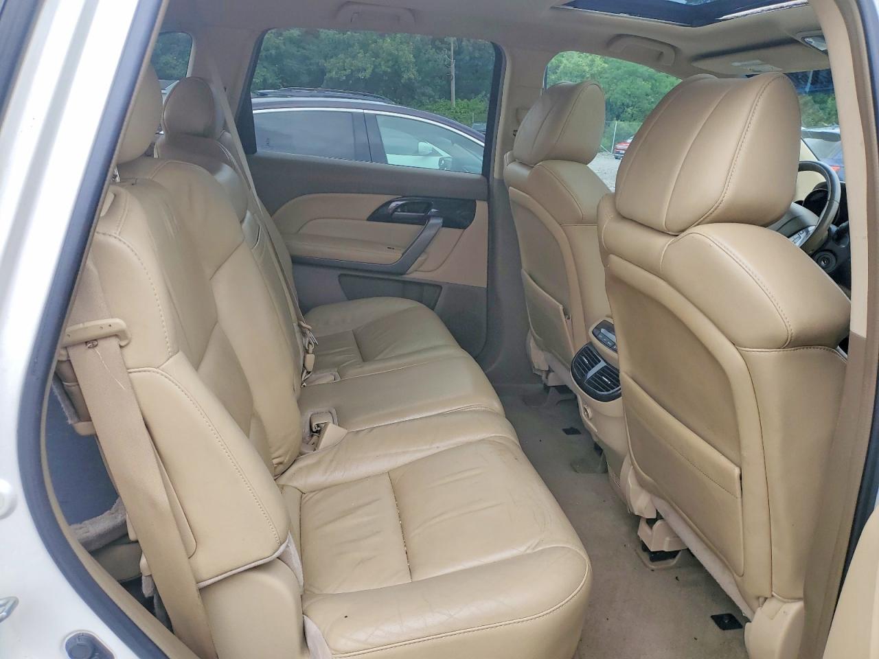 2009 Acura Mdx Technology White vin: 2HNYD28699H512189