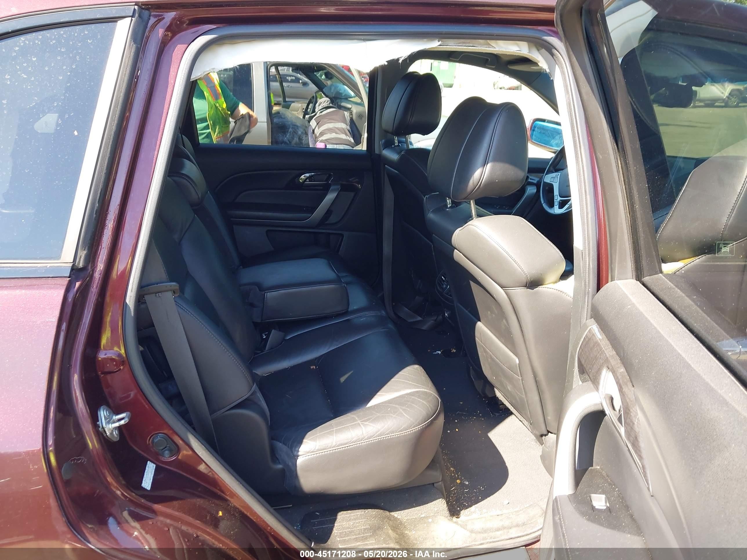 2009 Acura Mdx Technology Package Maroon vin: 2HNYD28699H530241