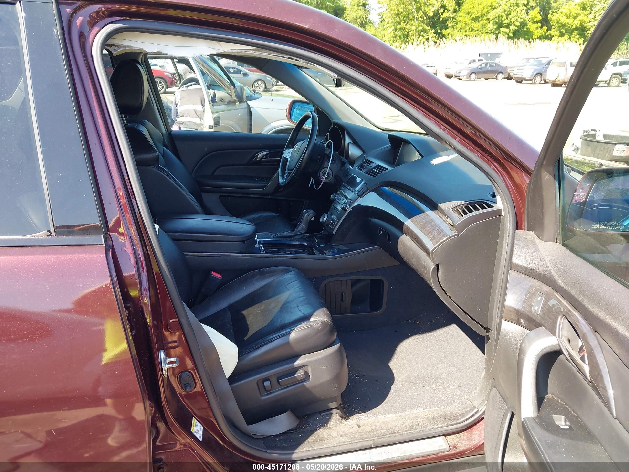 2009 Acura Mdx Technology Package Maroon vin: 2HNYD28699H530241