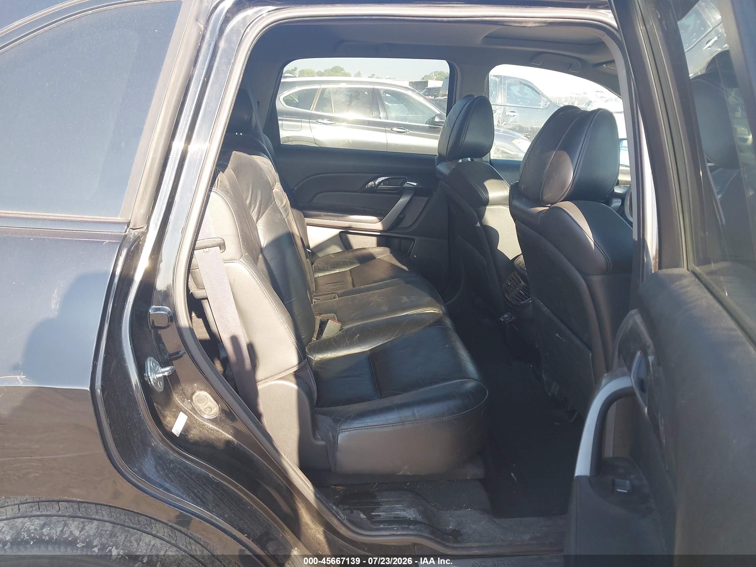 2008 Acura Mdx Technology Package Black vin: 2HNYD286X8H546625
