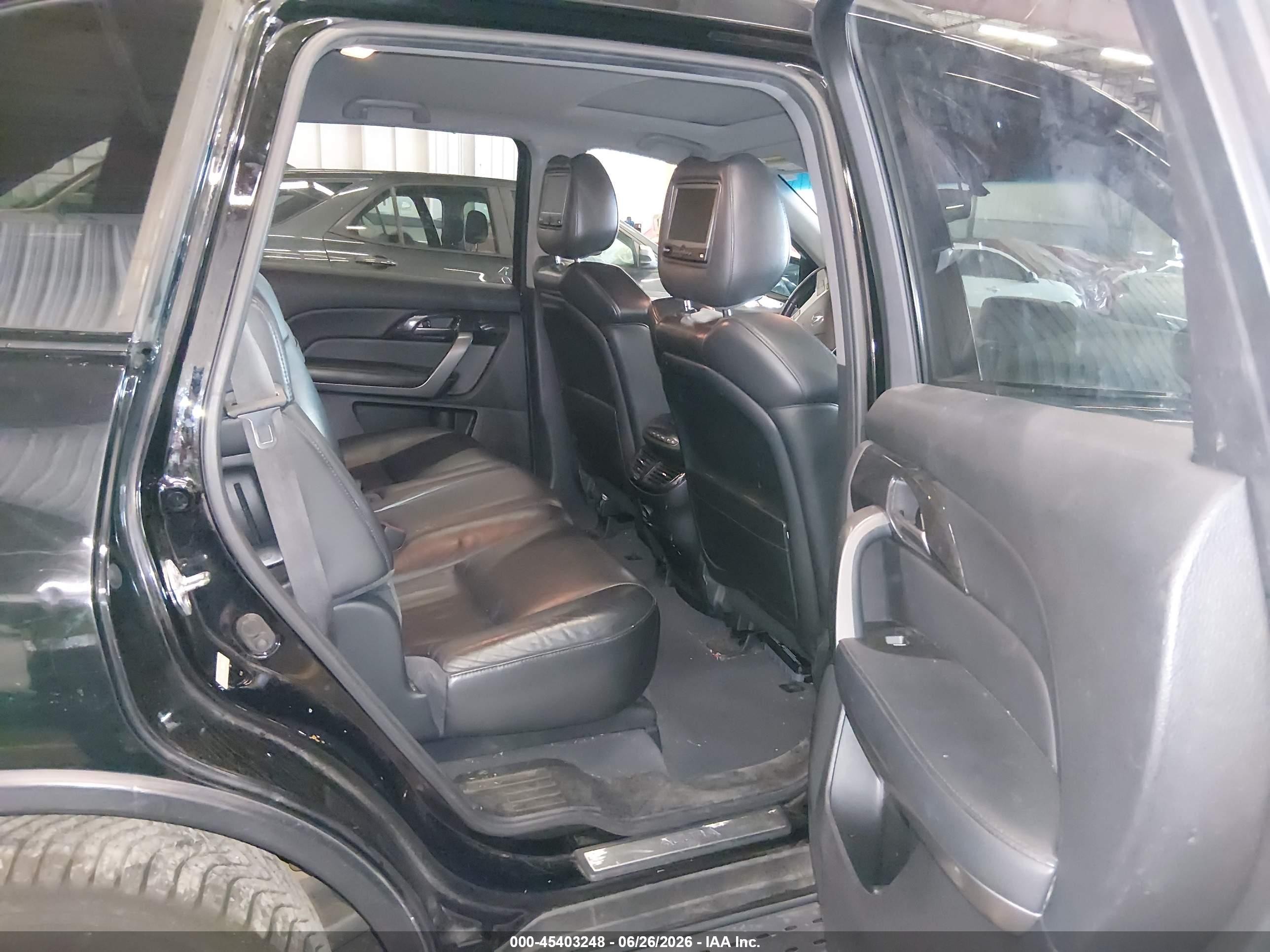2009 Acura Mdx Sport Package Black vin: 2HNYD28739H528204