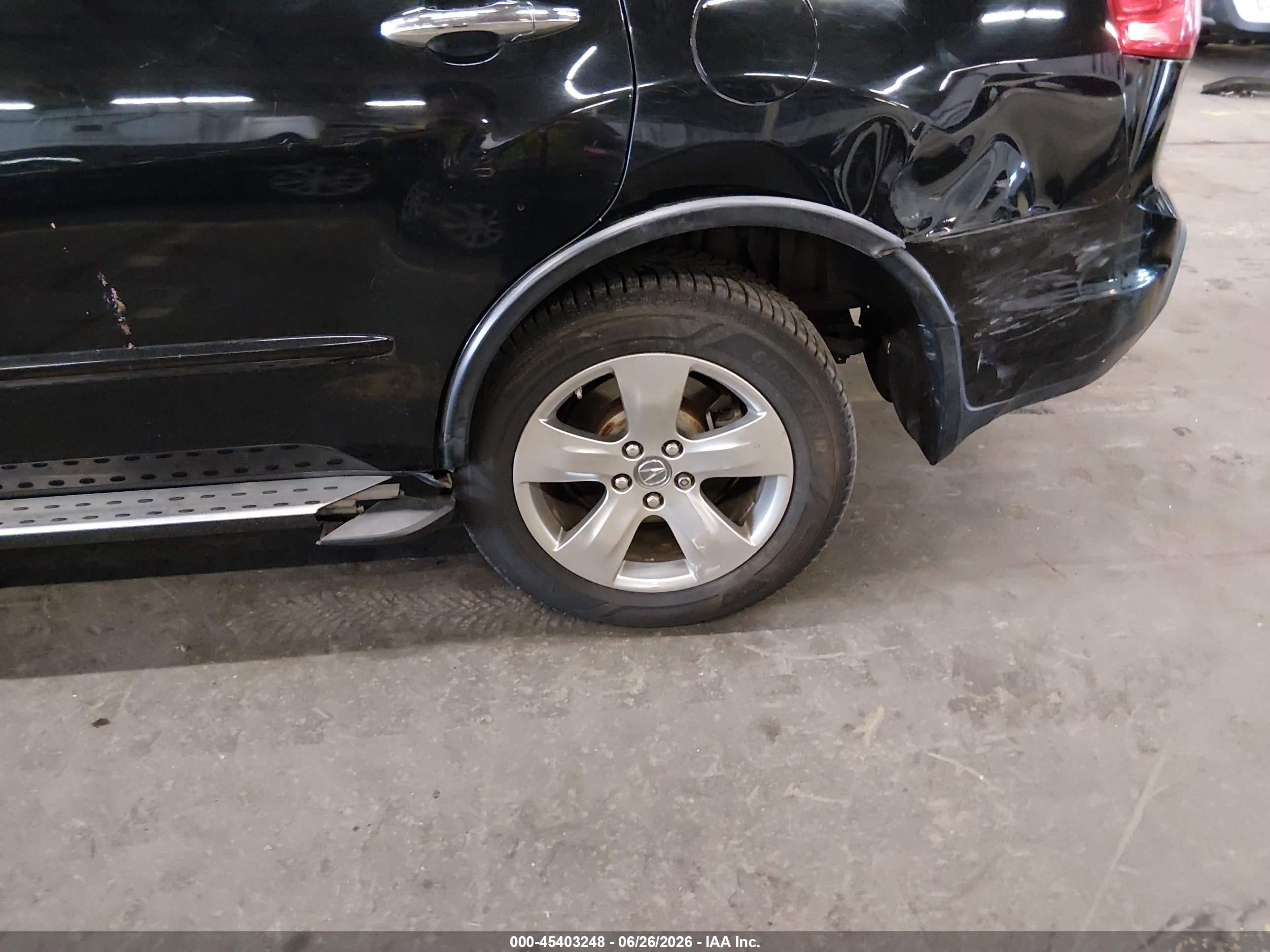 2009 Acura Mdx Sport Package Black vin: 2HNYD28739H528204