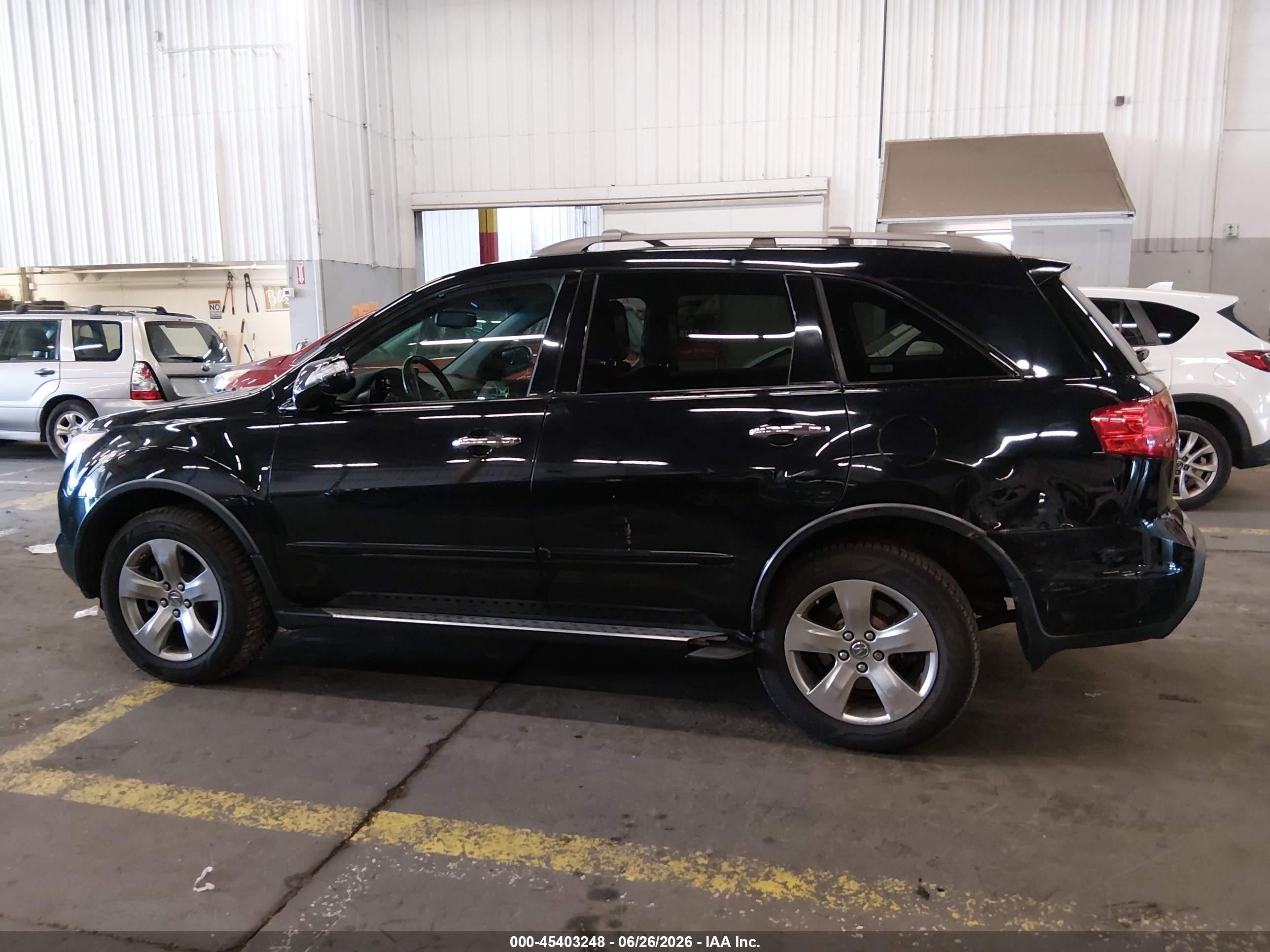 2009 Acura Mdx Sport Package Black vin: 2HNYD28739H528204