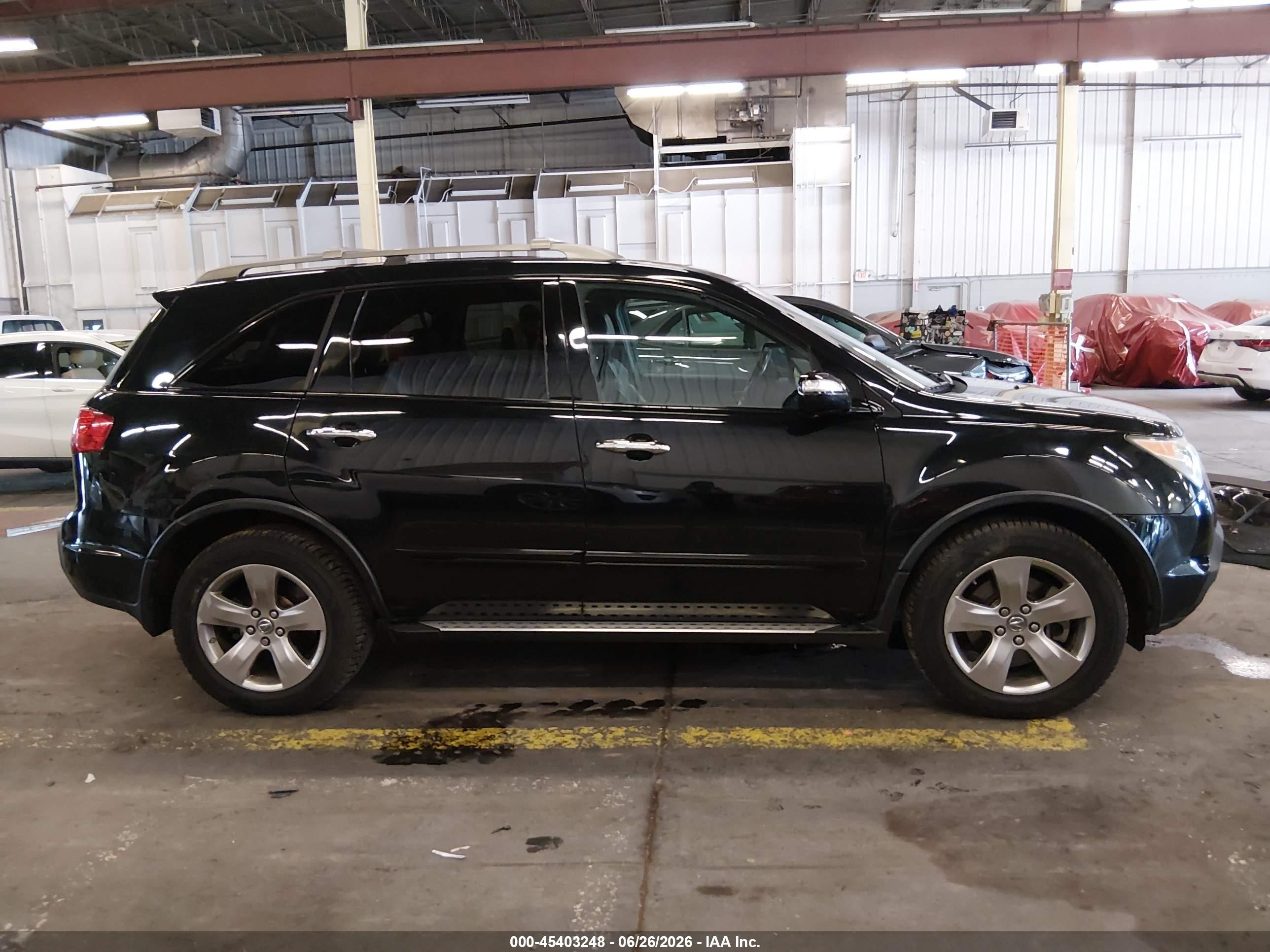 2009 Acura Mdx Sport Package Black vin: 2HNYD28739H528204
