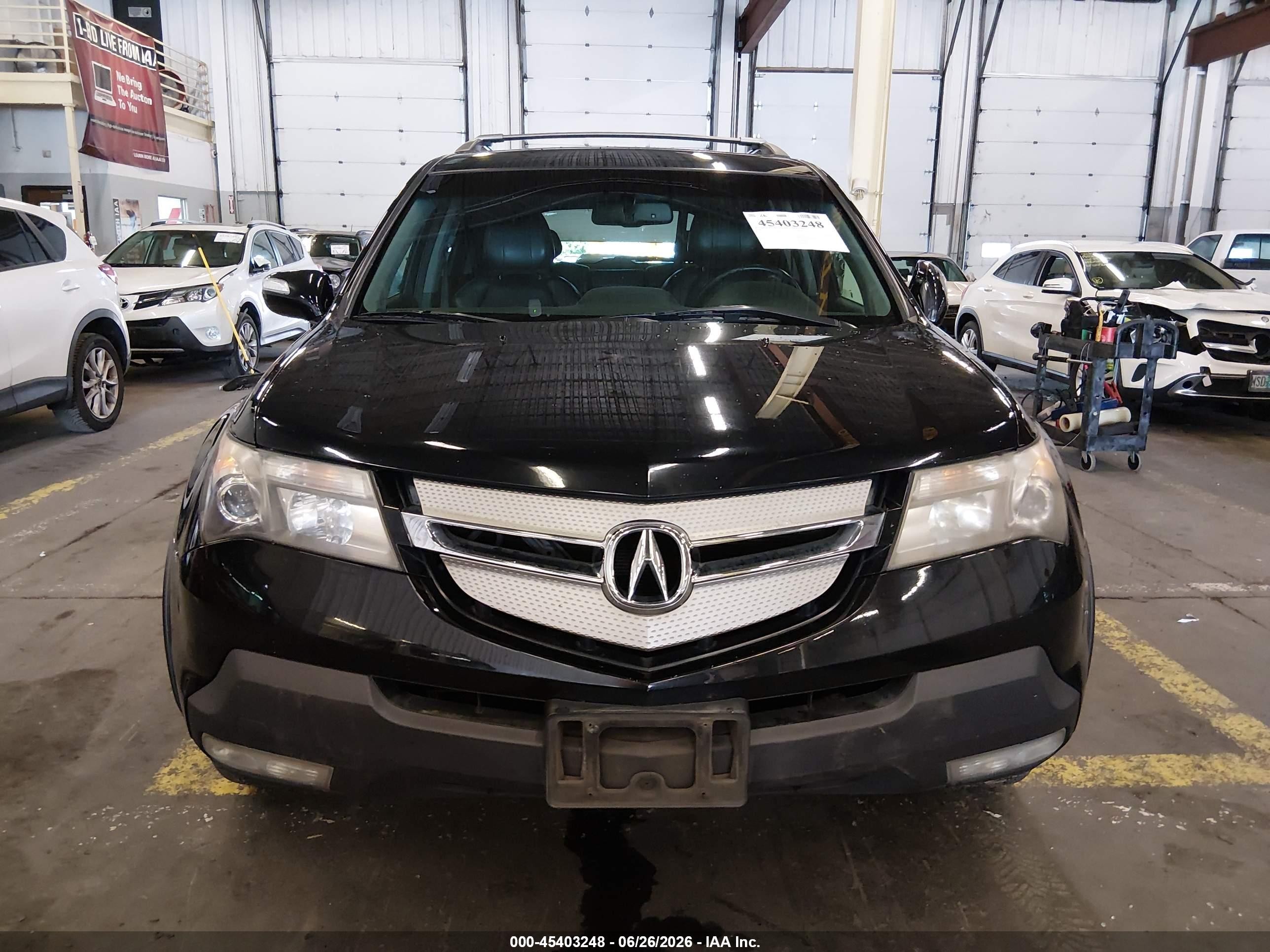 2009 Acura Mdx Sport Package Black vin: 2HNYD28739H528204