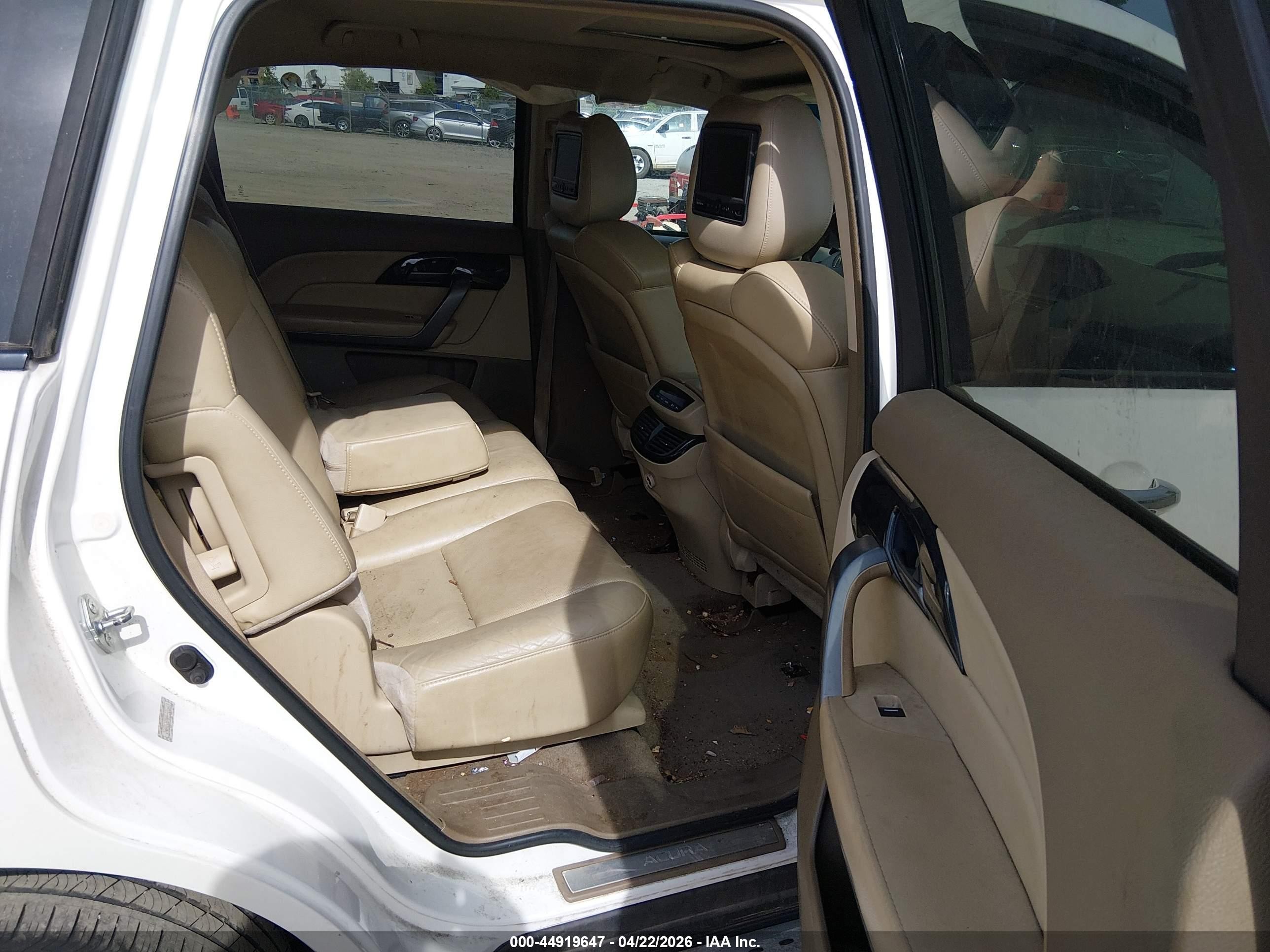 2009 Acura Mdx Sport Package White vin: 2HNYD28769H501613