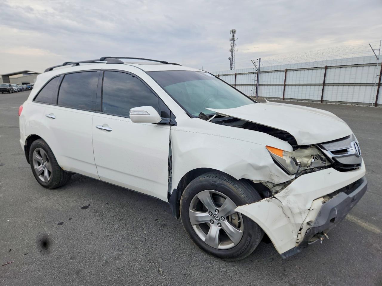 2008 Acura Mdx Sport White vin: 2HNYD28818H513112