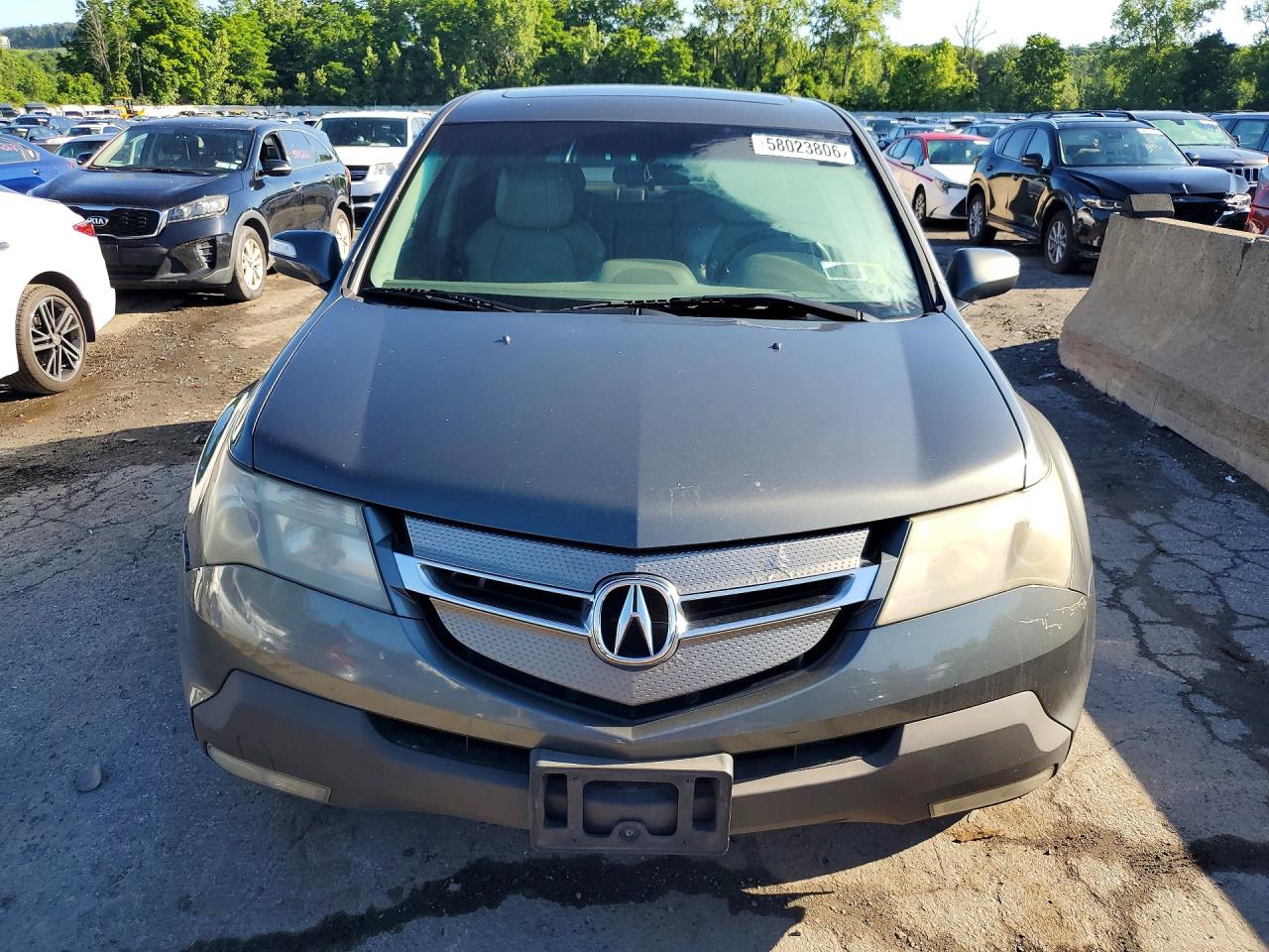 2007 Acura Mdx Sport Gray vin: 2HNYD28827H534520