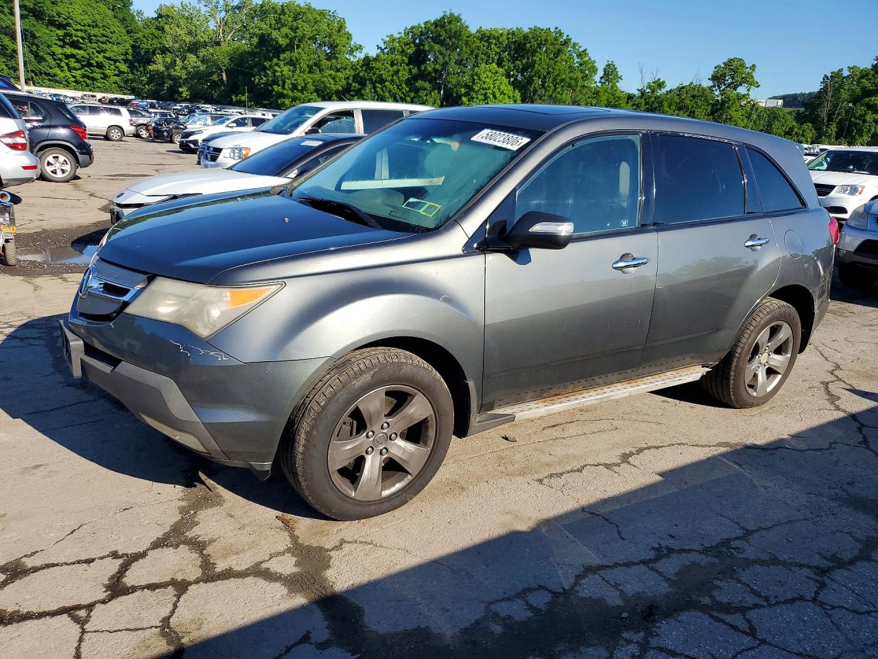 2007 Acura Mdx Sport Gray vin: 2HNYD28827H534520
