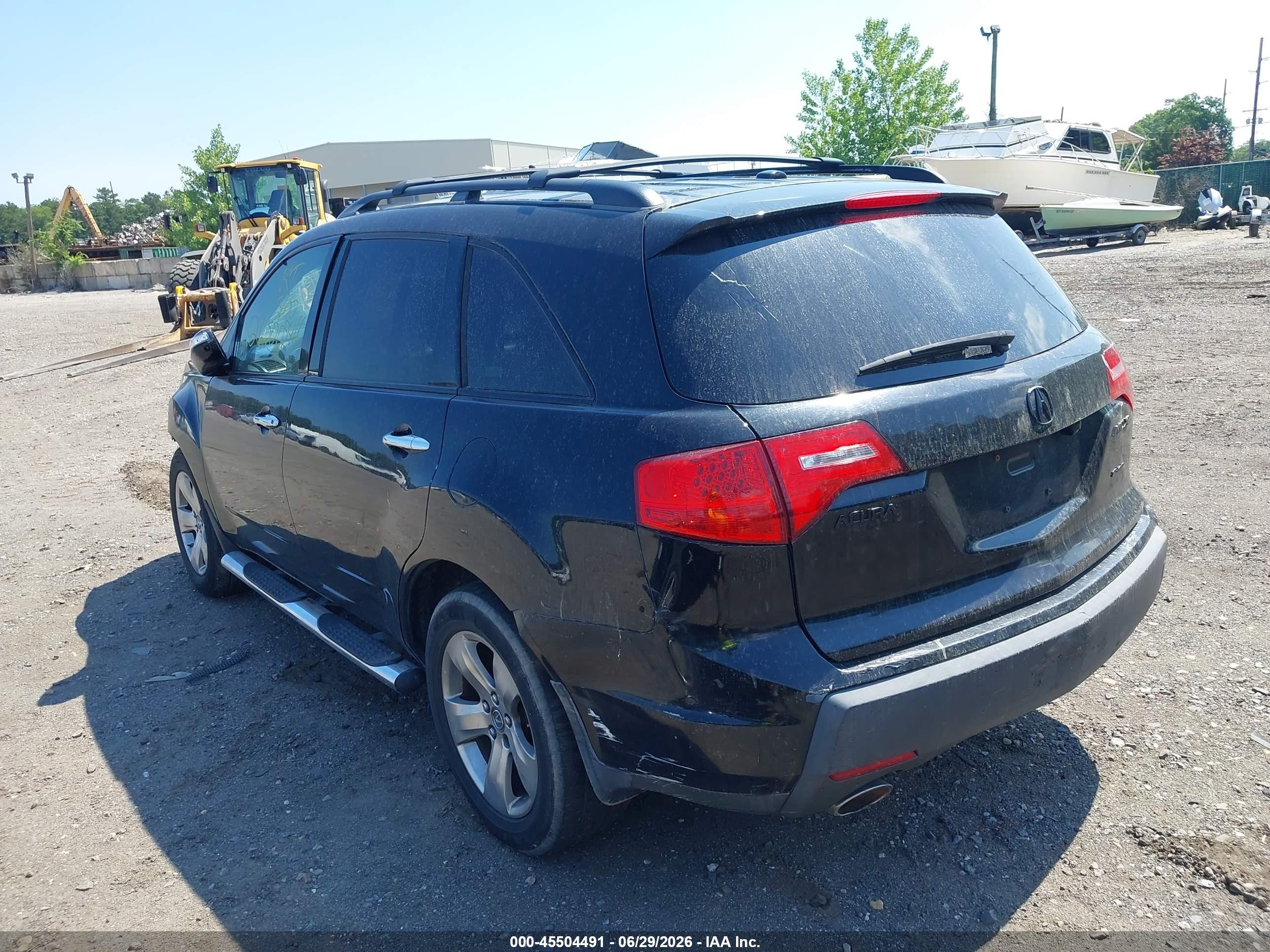 2009 Acura Mdx Sport Package Black vin: 2HNYD28829H512388