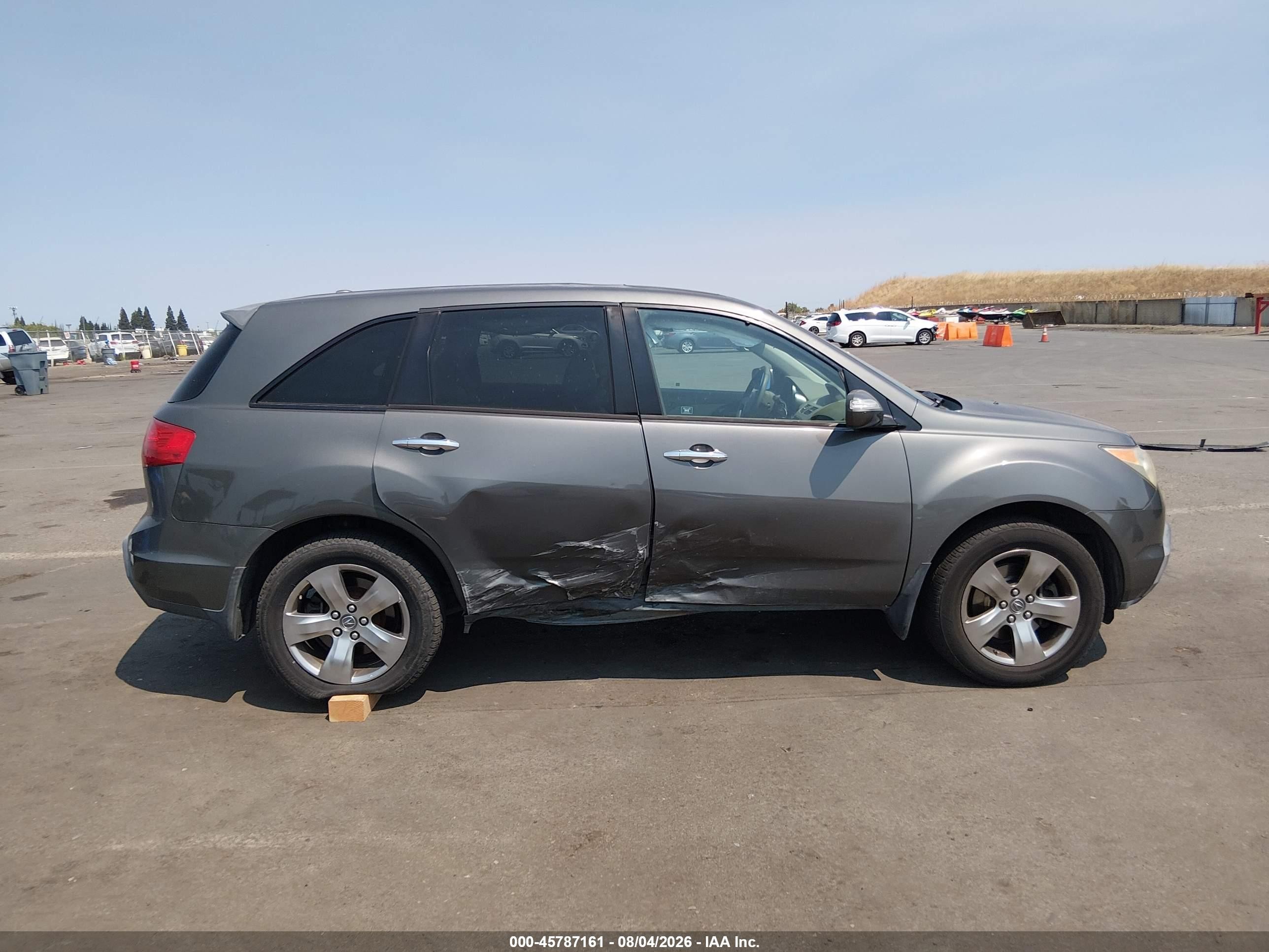2007 Acura Mdx Sport Package Gray vin: 2HNYD28837H520464