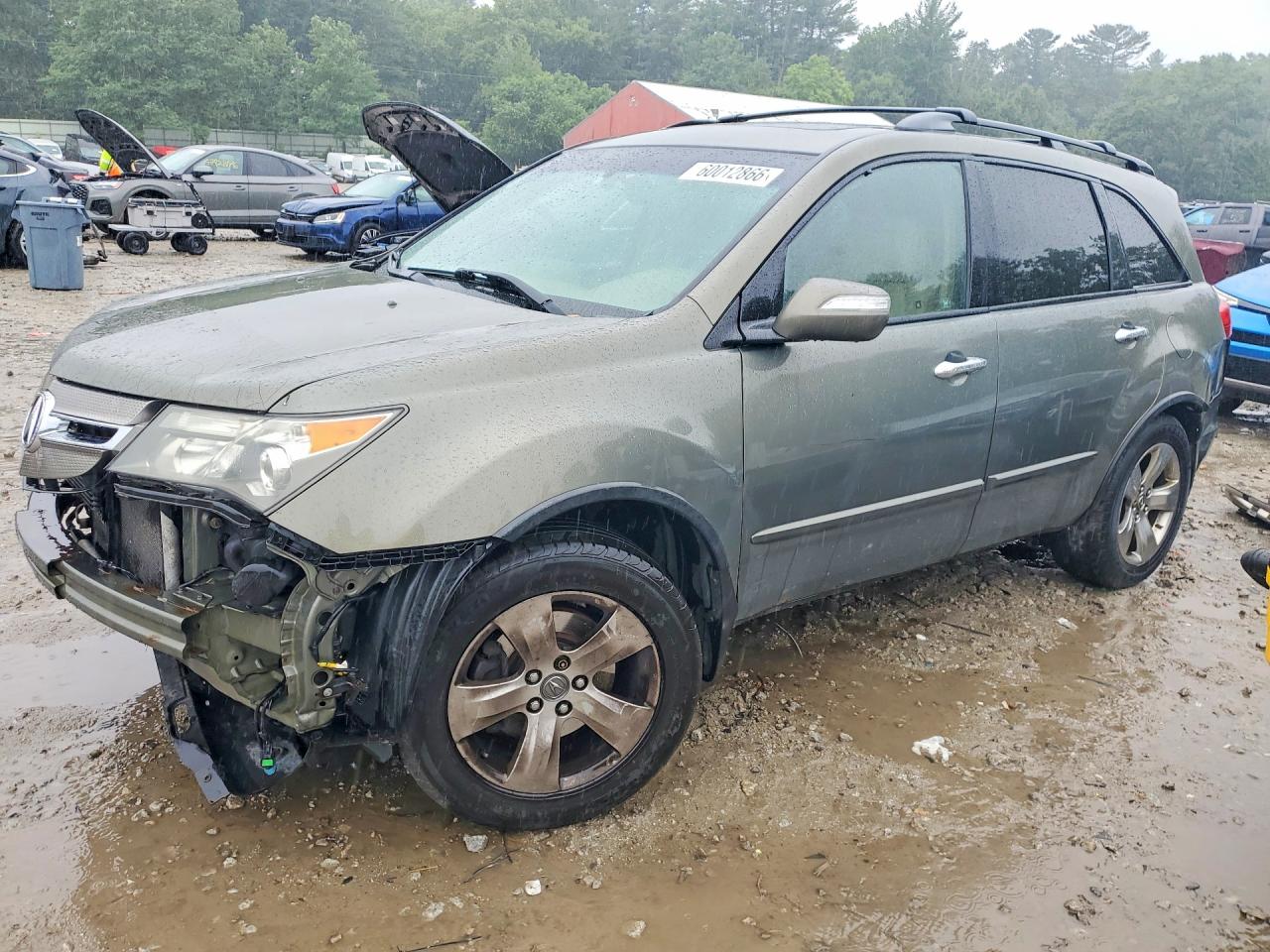 2007 Acura Mdx Sport Green vin: 2HNYD28837H527737