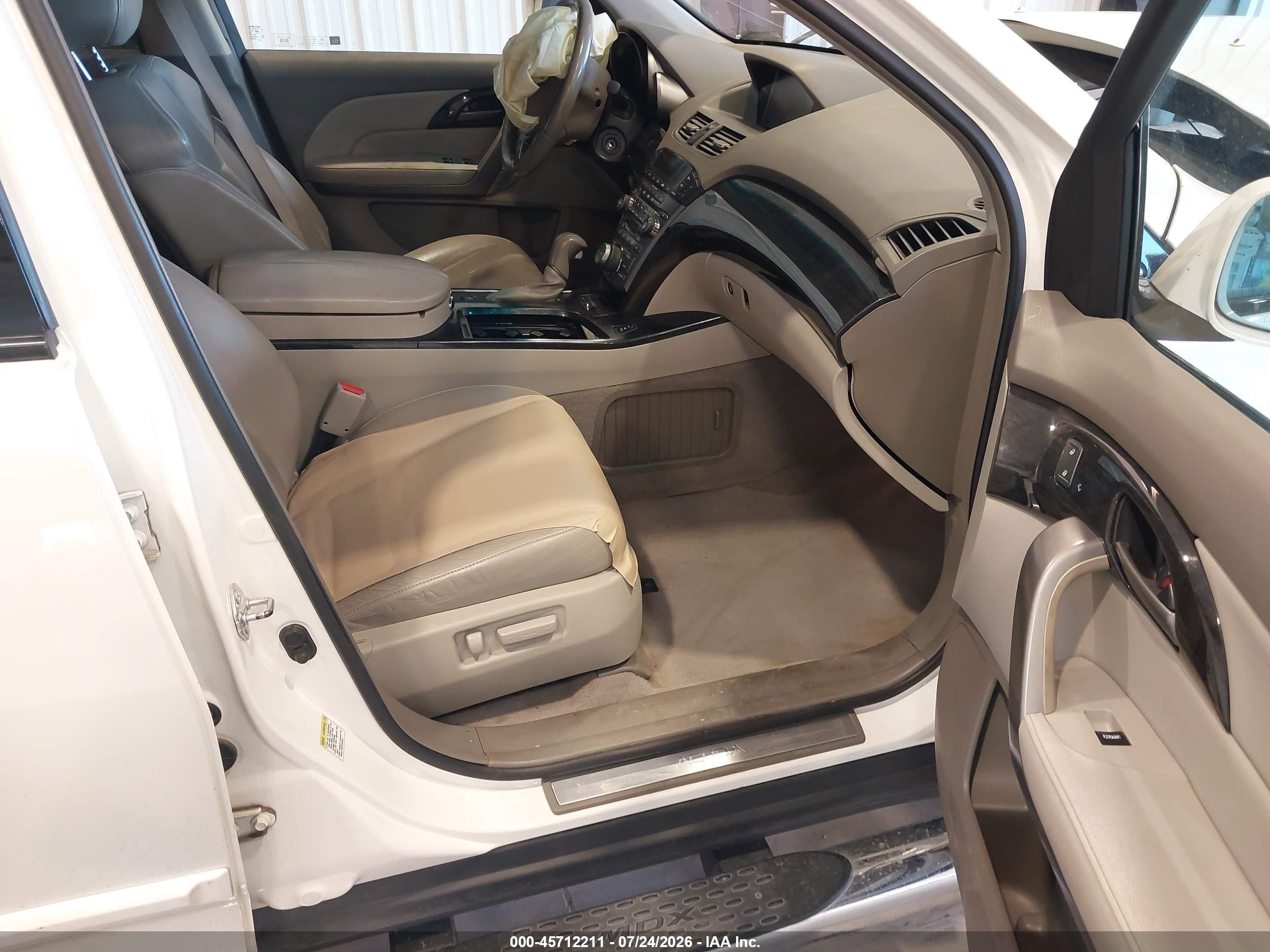 2008 Acura Mdx Sport Package Белый vin: 2HNYD28838H552963