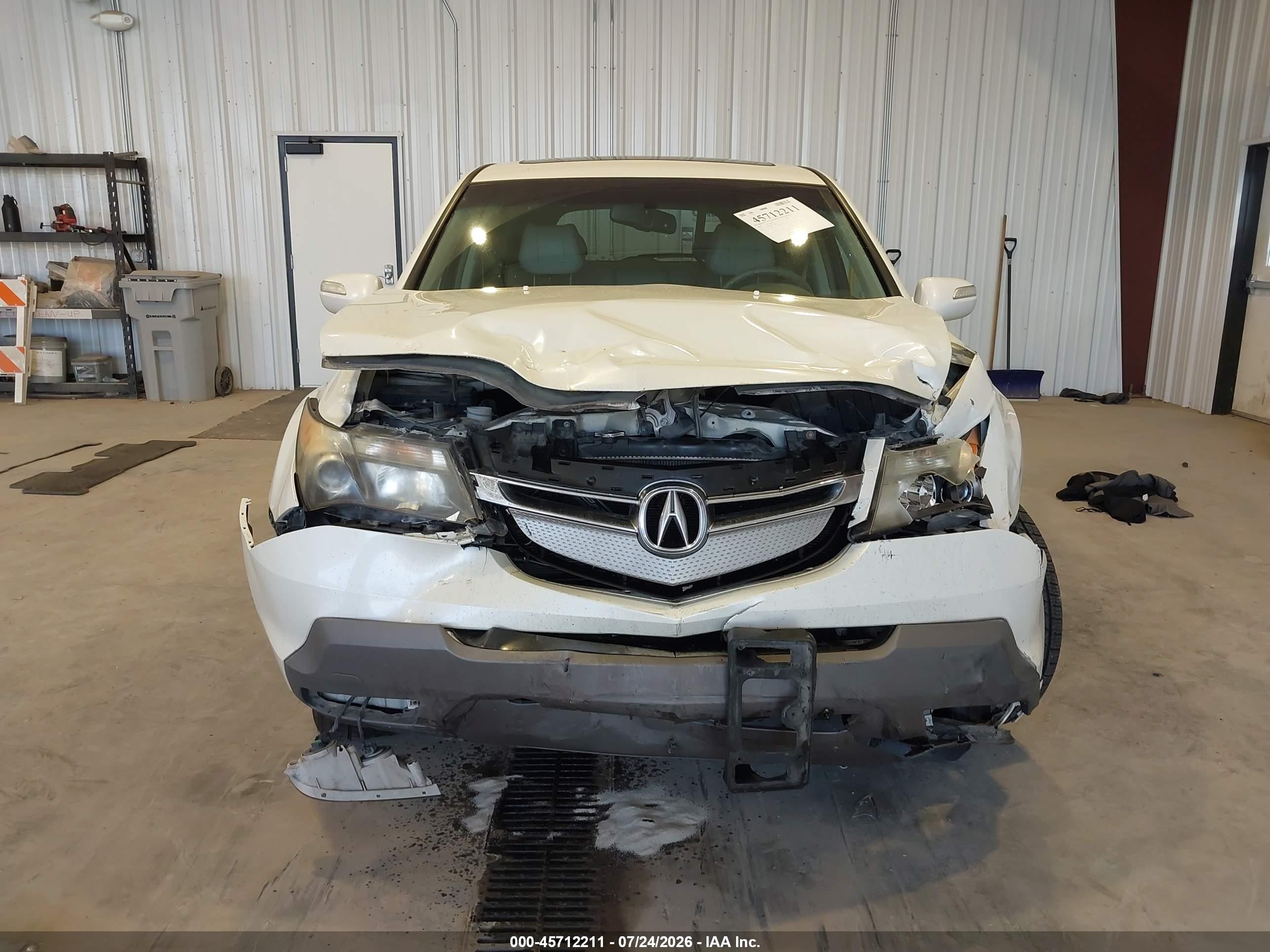 2008 Acura Mdx Sport Package Белый vin: 2HNYD28838H552963