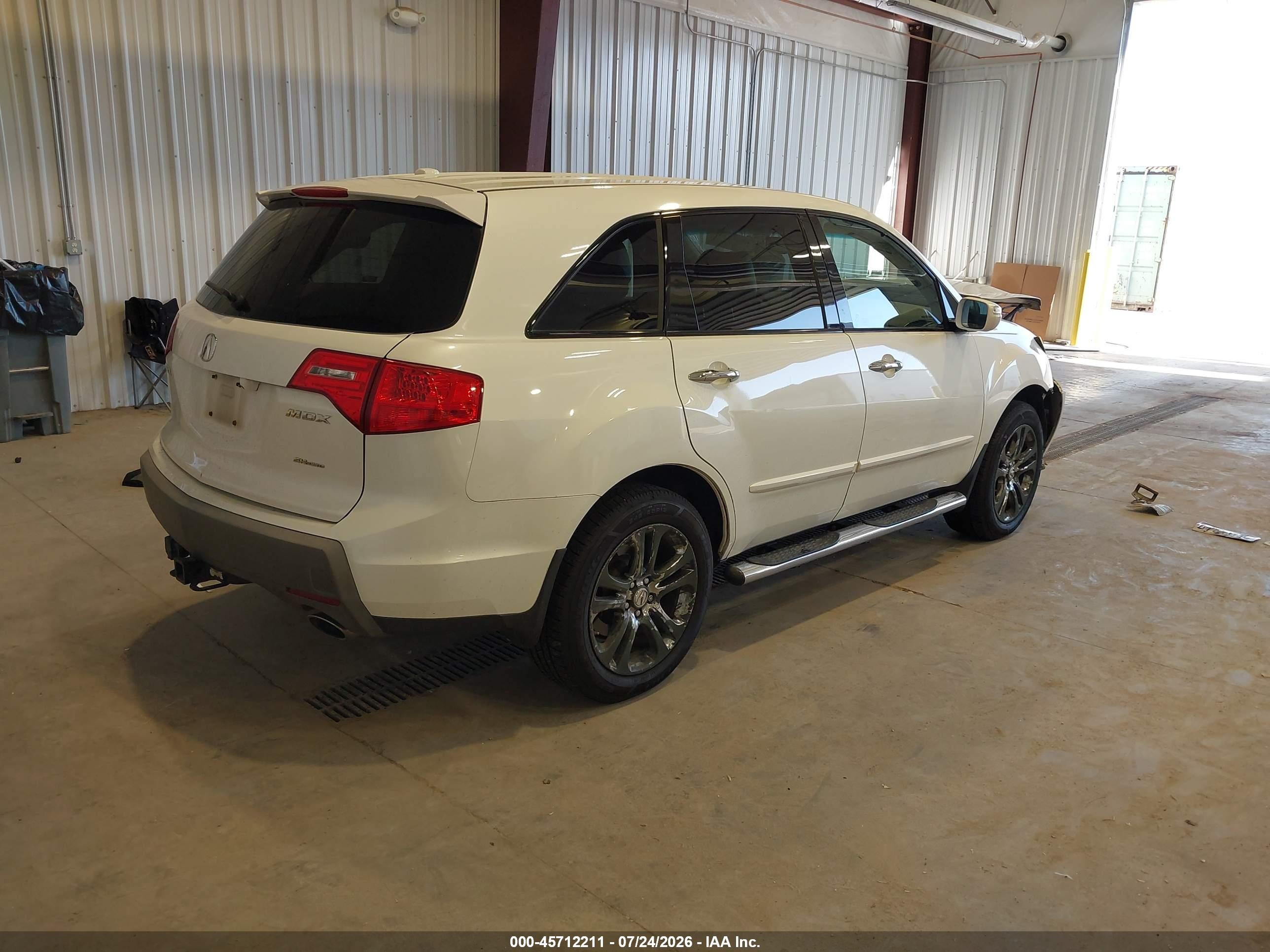 2008 Acura Mdx Sport Package Белый vin: 2HNYD28838H552963