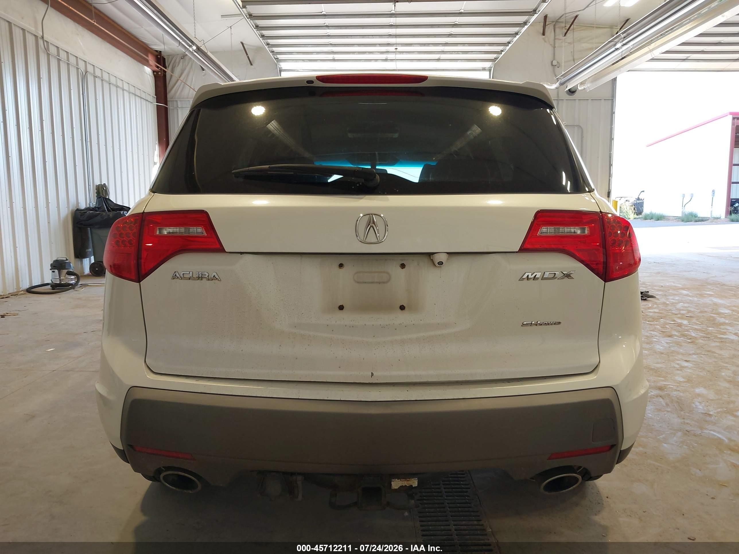 2008 Acura Mdx Sport Package Белый vin: 2HNYD28838H552963