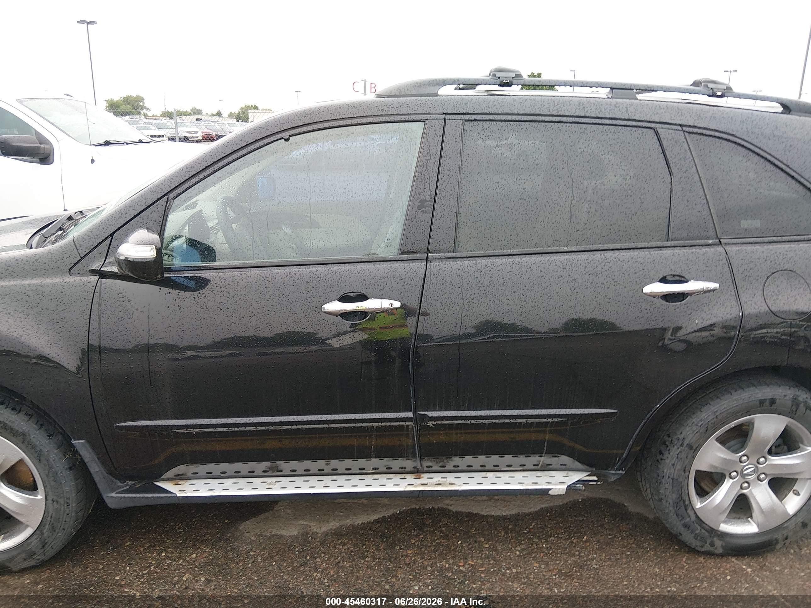 2008 Acura Mdx Sport Package Black vin: 2HNYD28868H504048