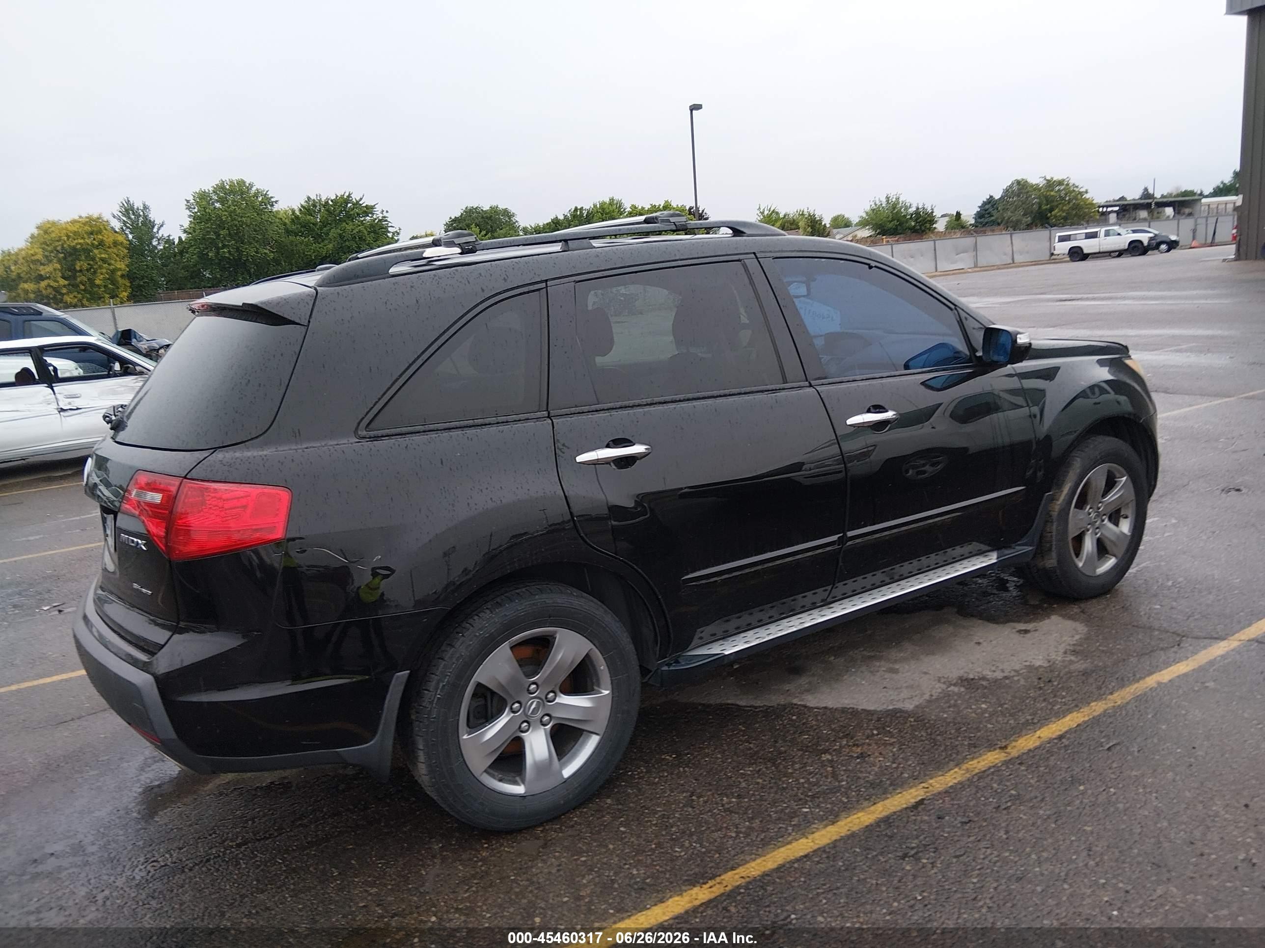 2008 Acura Mdx Sport Package Black vin: 2HNYD28868H504048