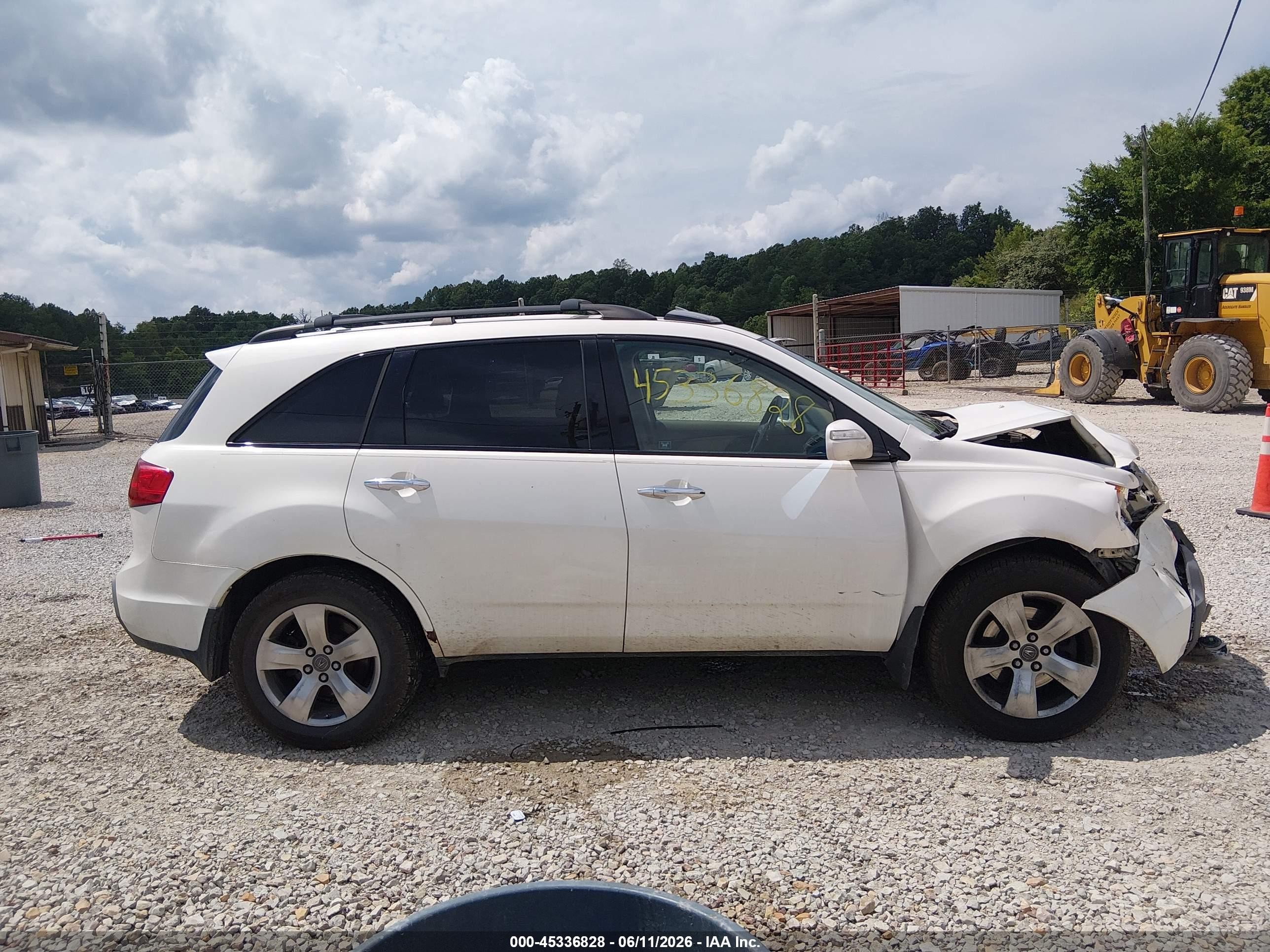 2007 Acura Mdx Sport Package White vin: 2HNYD28877H523044