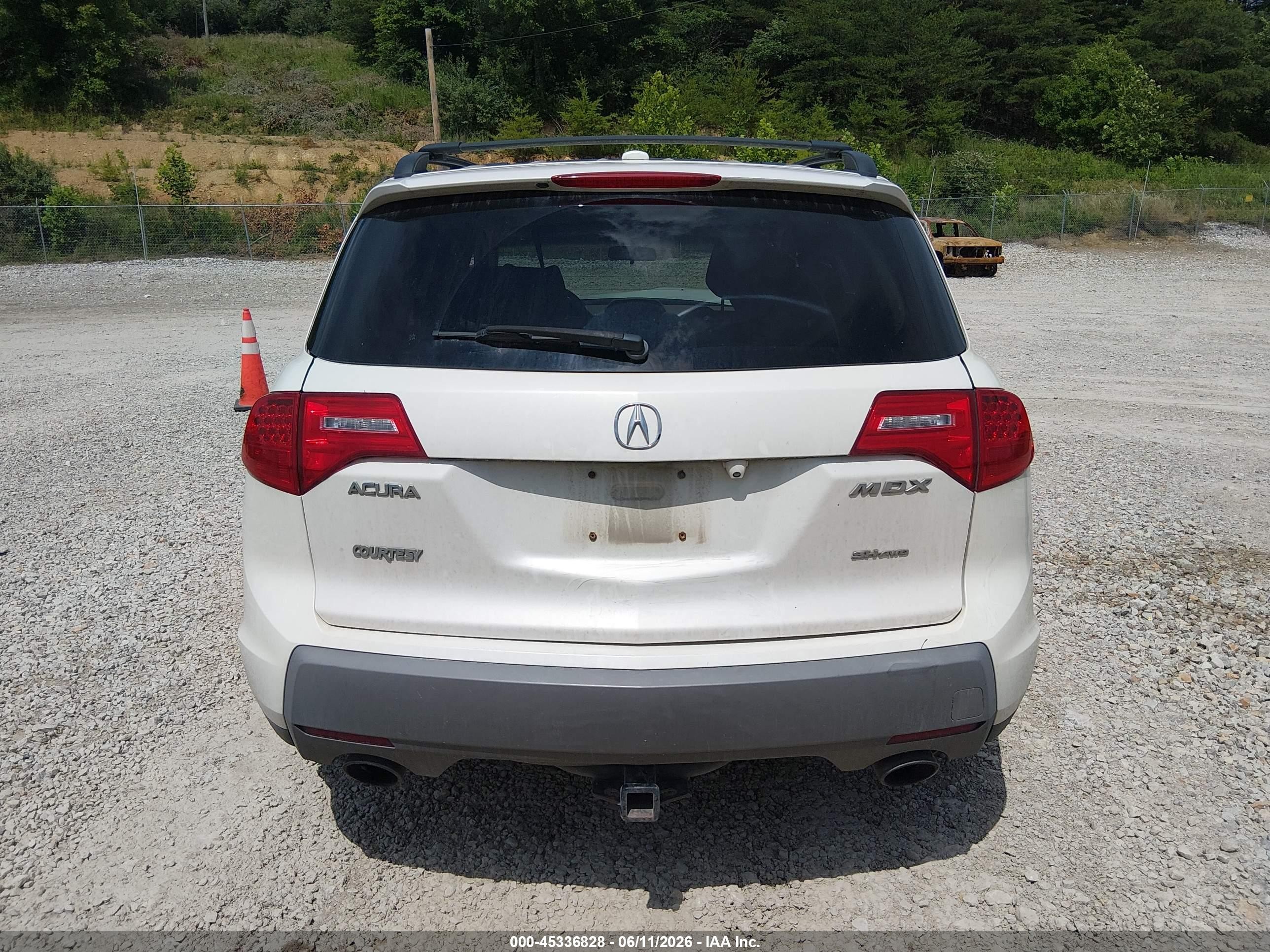2007 Acura Mdx Sport Package White vin: 2HNYD28877H523044