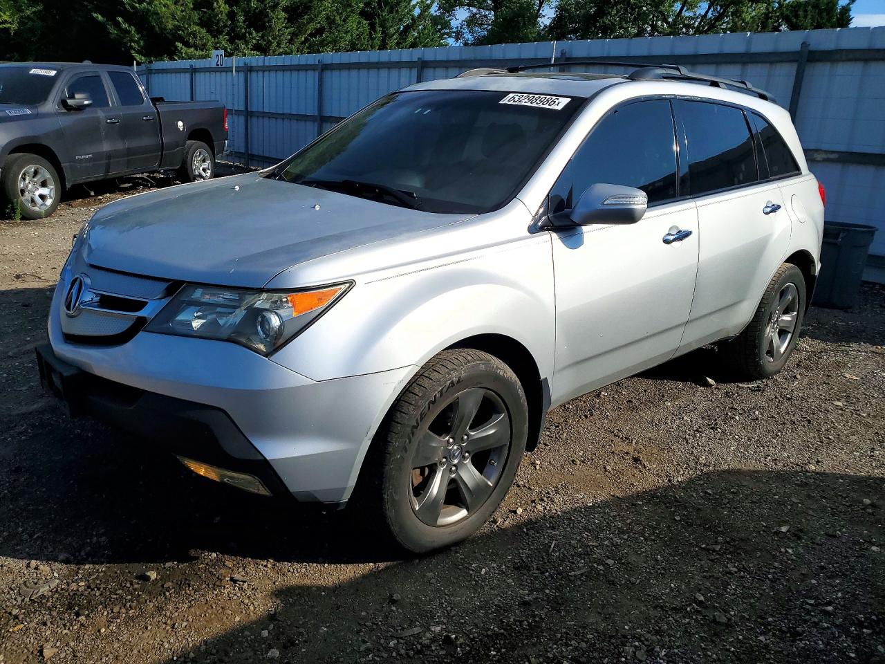 2009 Acura Mdx Sport Silver vin: 2HNYD28879H503220