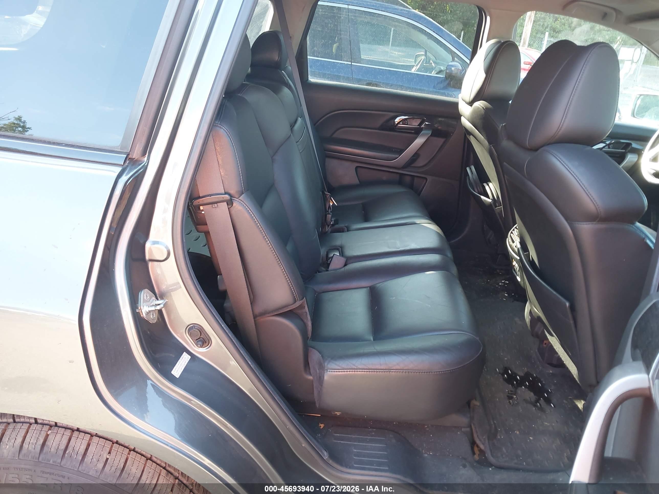 2007 Acura Mdx Sport Package Gray vin: 2HNYD288X7H552120