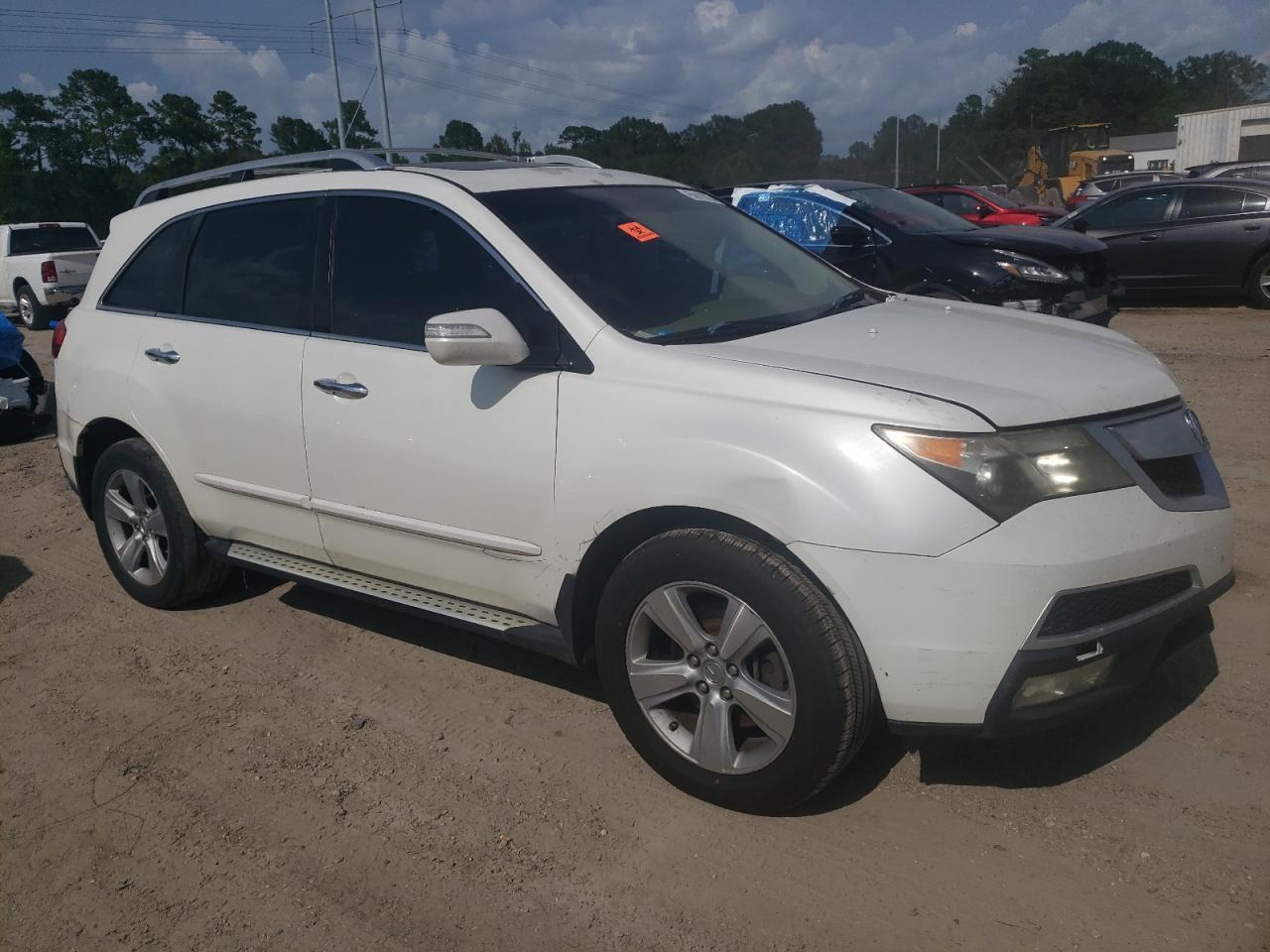 2009 Acura Rdx White vin: 2HNYD2H20AH503818