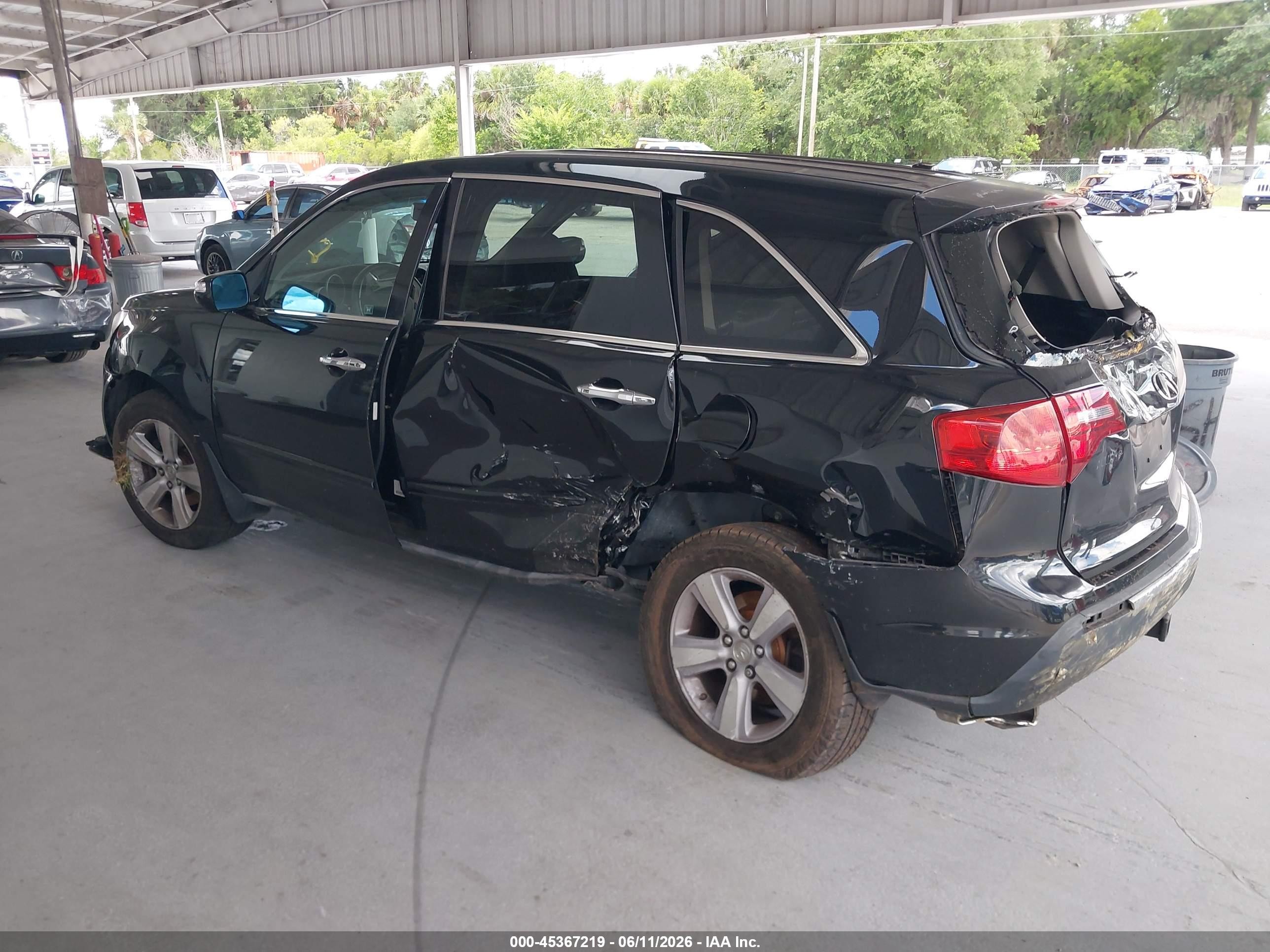 2010 Acura Mdx   Black vin: 2HNYD2H20AH510199