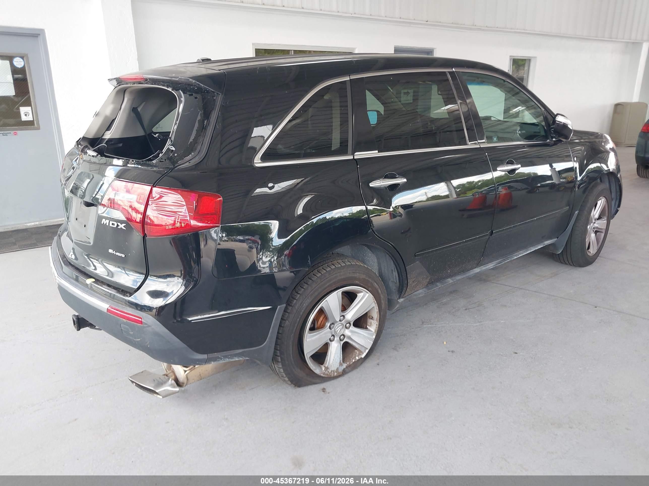 2010 Acura Mdx   Black vin: 2HNYD2H20AH510199