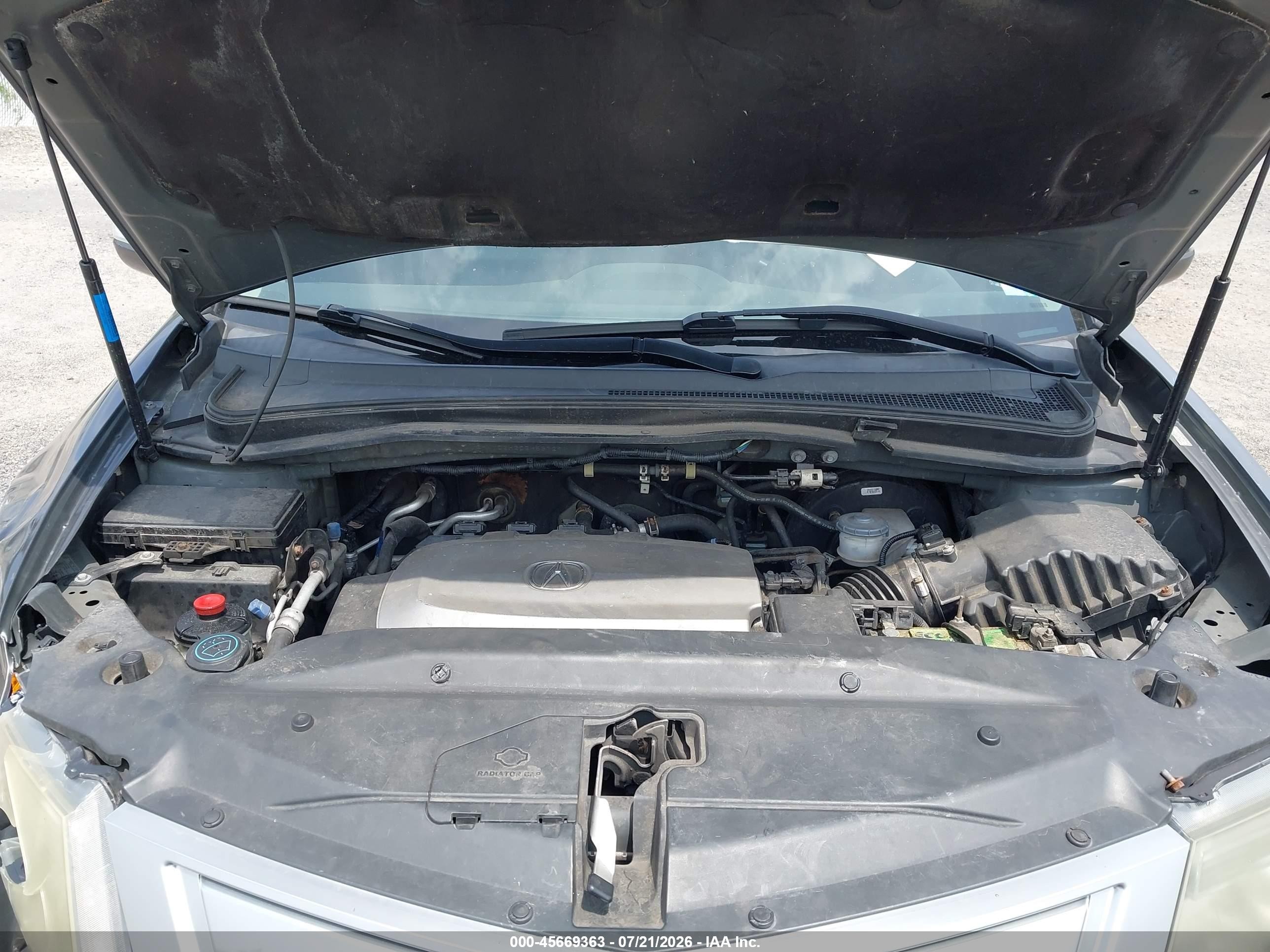 2011 Acura Mdx   Gray vin: 2HNYD2H20BH537291