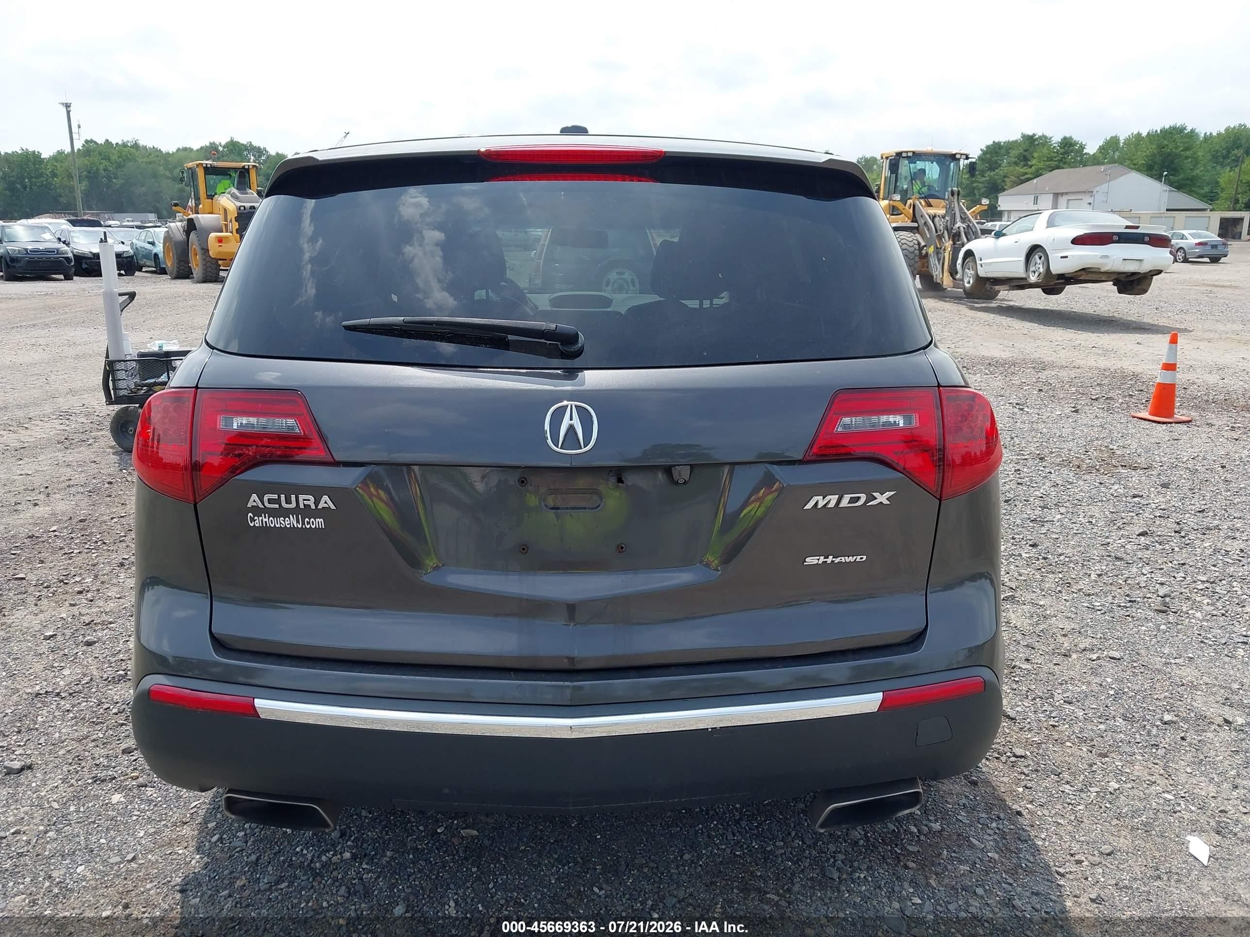 2011 Acura Mdx   Gray vin: 2HNYD2H20BH537291