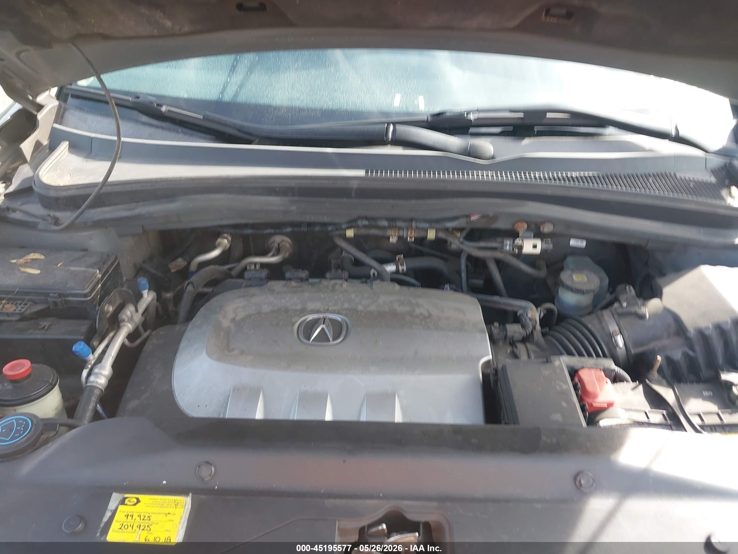 2012 Acura Mdx Серый vin: 2HNYD2H20CH531069