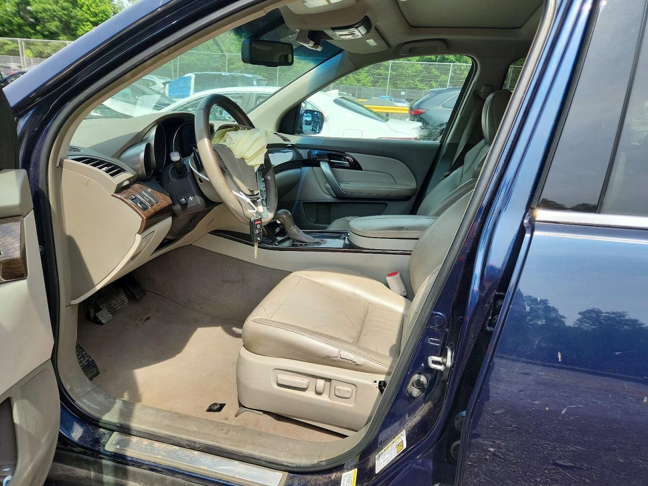 2012 Acura Mdx Blue vin: 2HNYD2H20CH545456