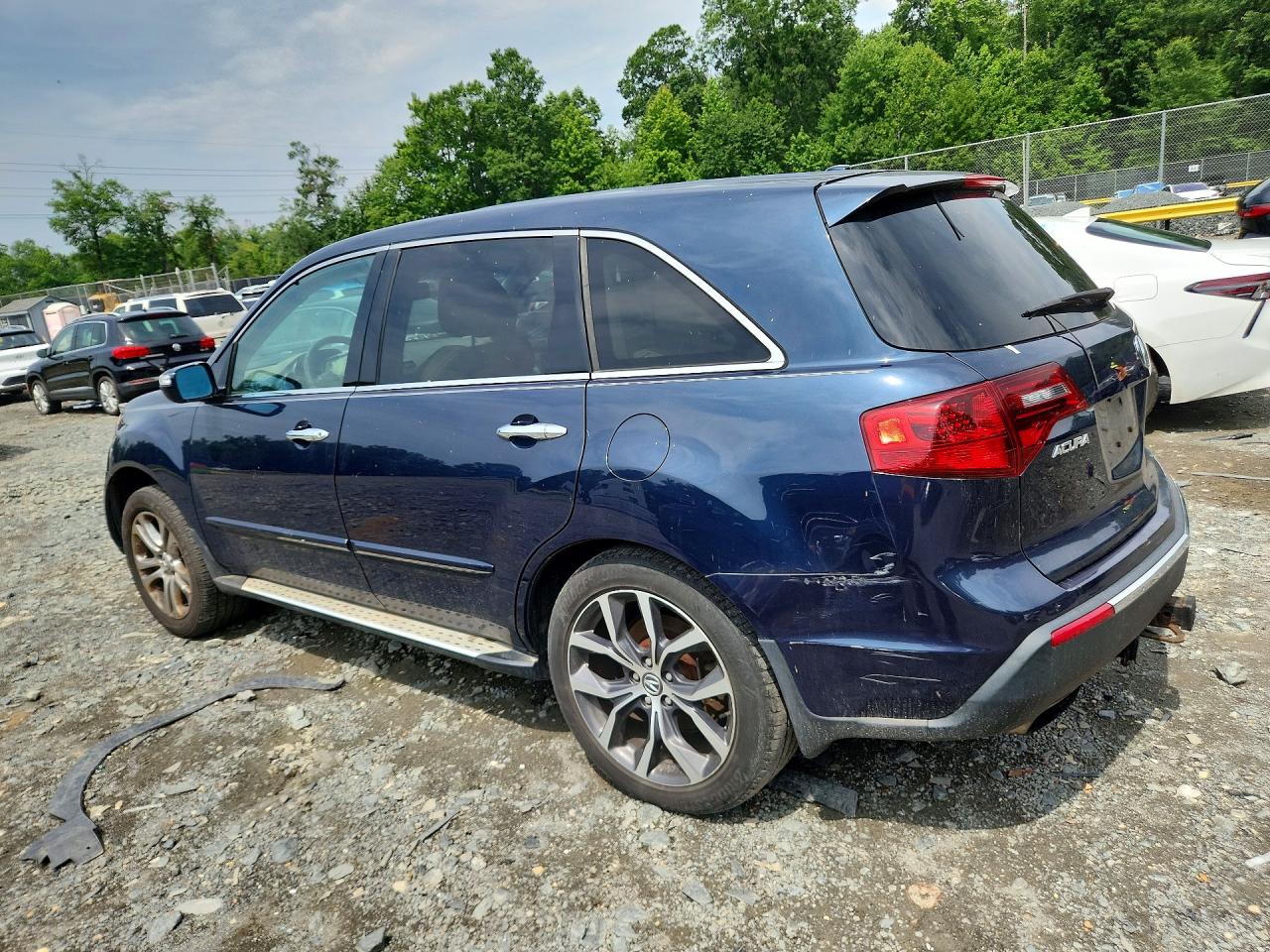2012 Acura Mdx Blue vin: 2HNYD2H20CH545456