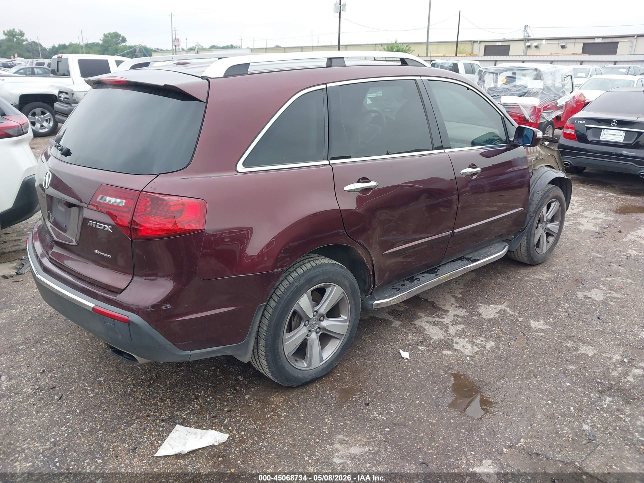 2013 Acura Mdx   Purple vin: 2HNYD2H20DH520378