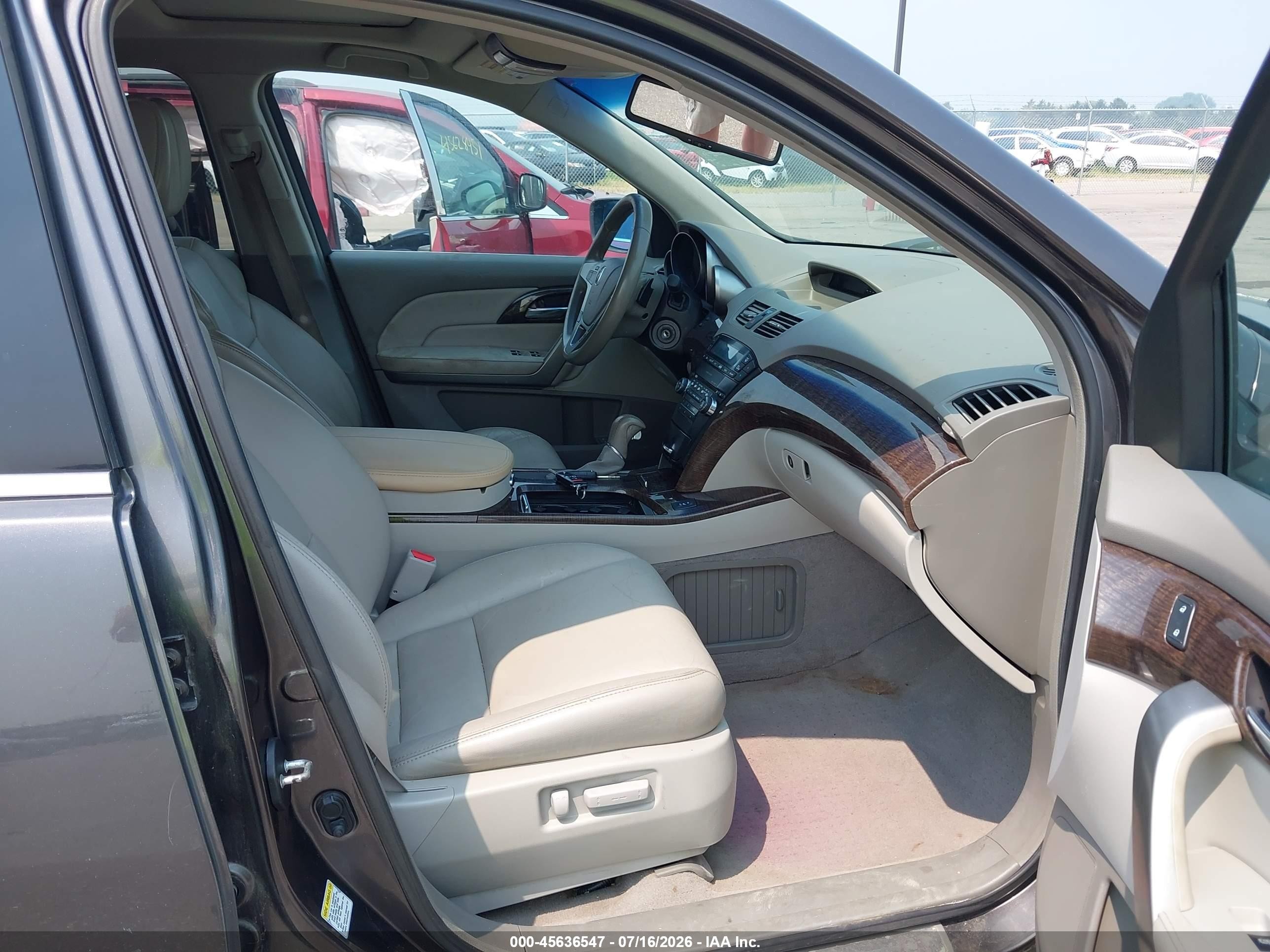 2010 Acura Mdx   Gray vin: 2HNYD2H21AH526475