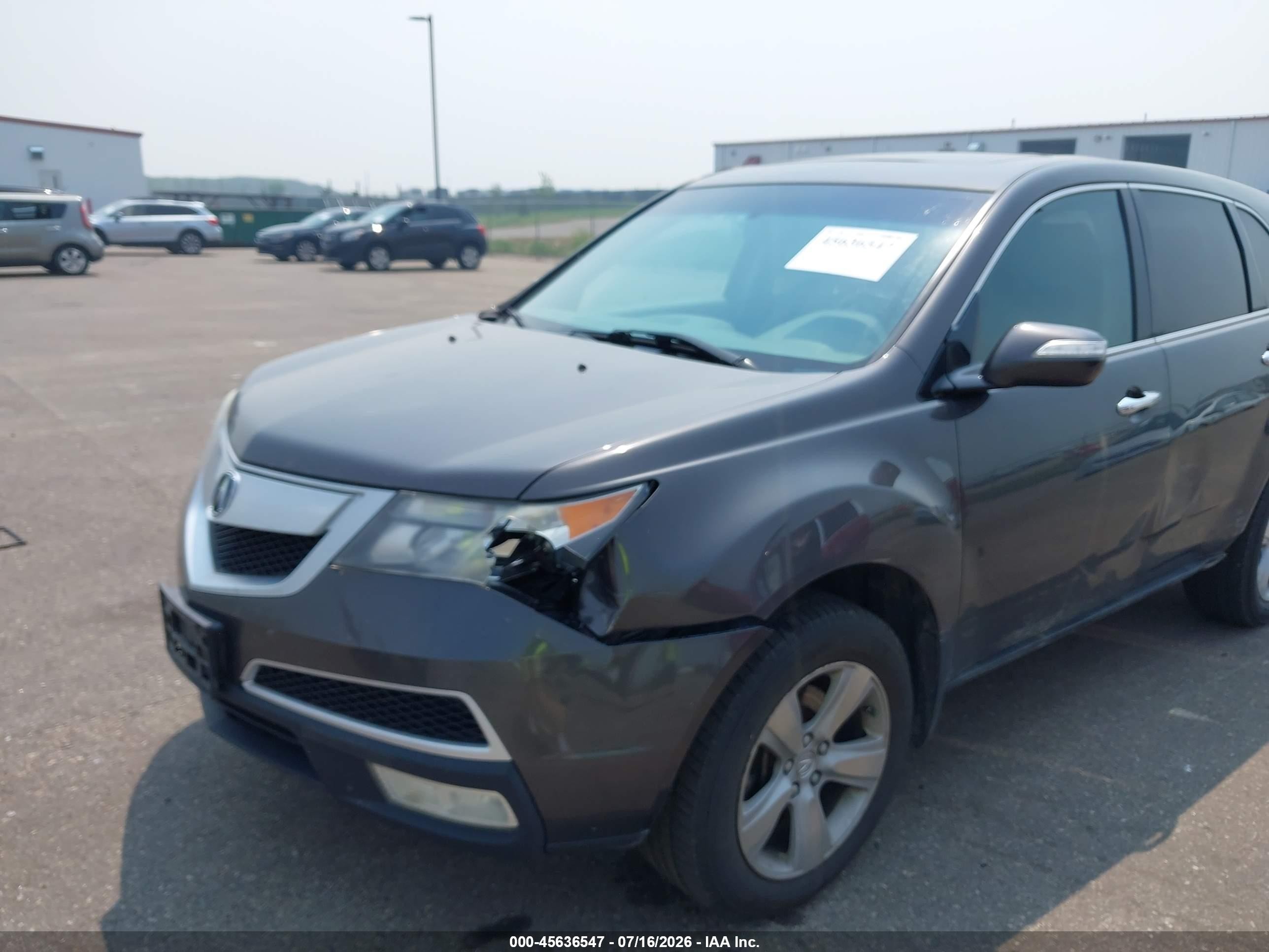 2010 Acura Mdx   Gray vin: 2HNYD2H21AH526475
