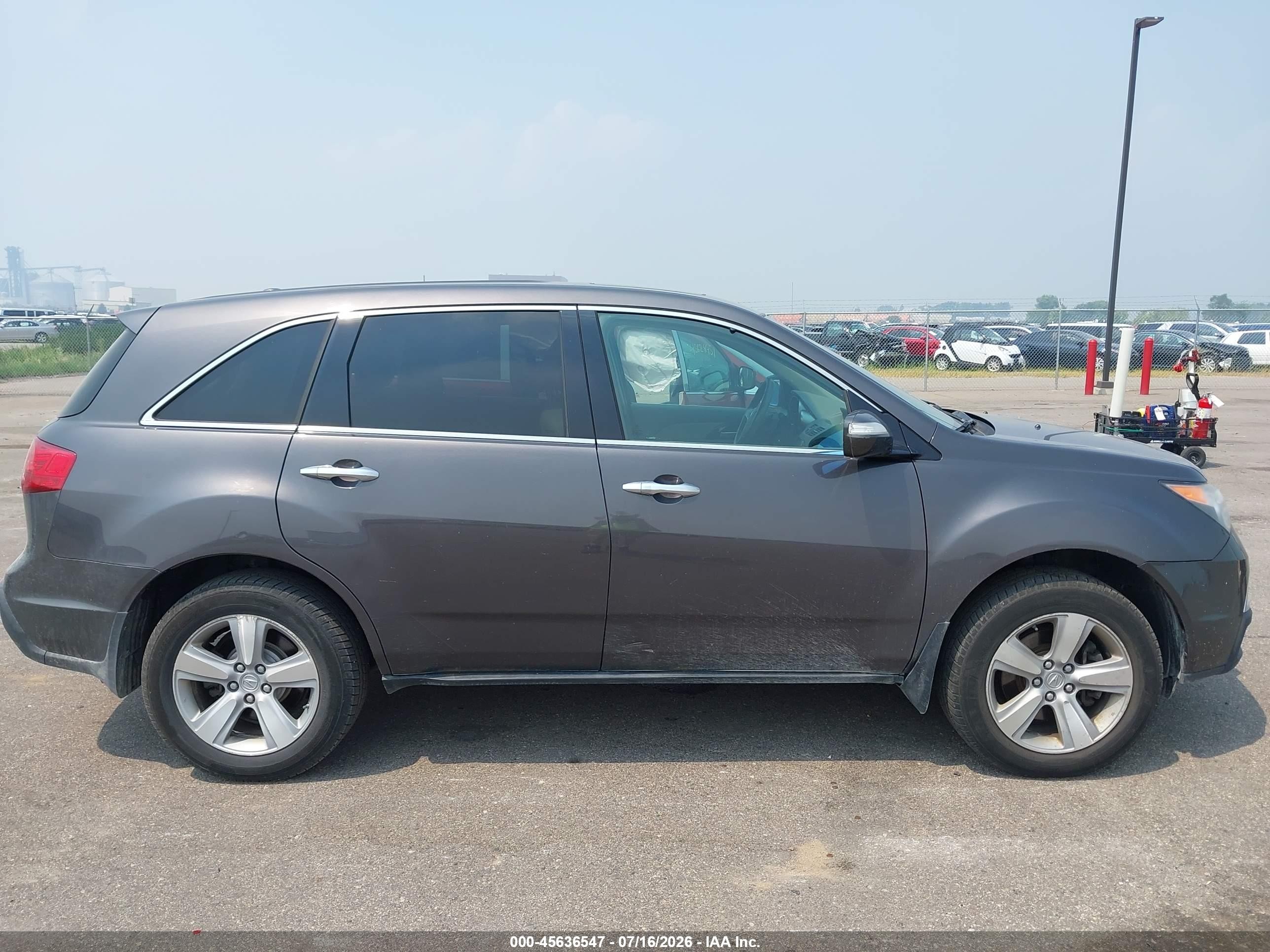 2010 Acura Mdx   Gray vin: 2HNYD2H21AH526475