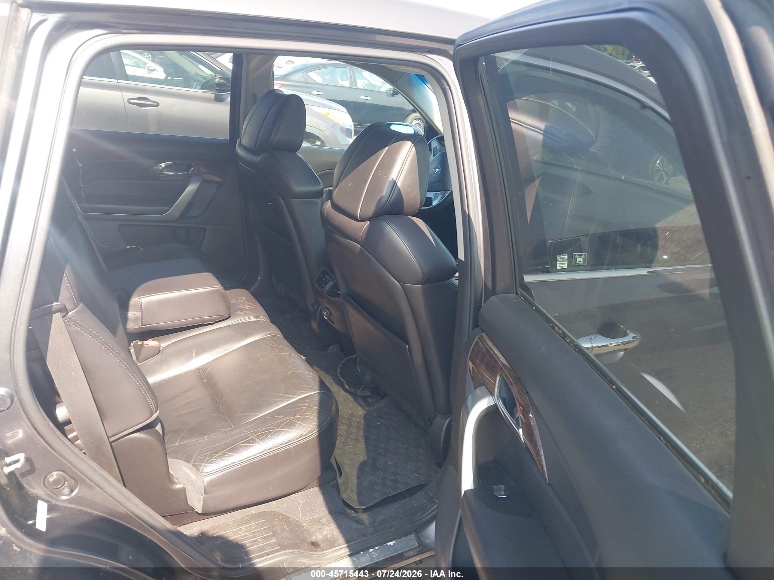 2011 Acura Mdx   Gray vin: 2HNYD2H21BH516658