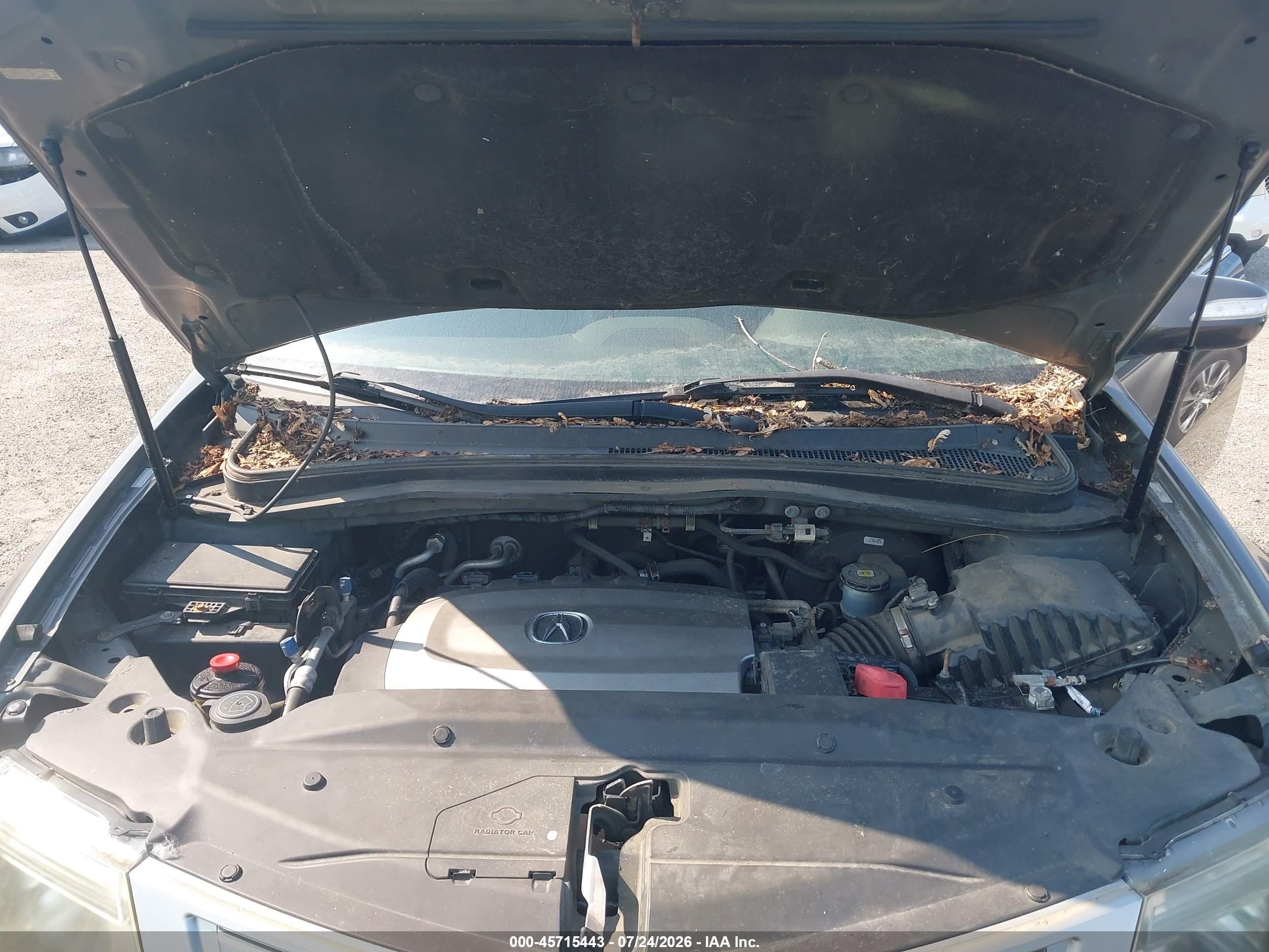 2011 Acura Mdx   Gray vin: 2HNYD2H21BH516658