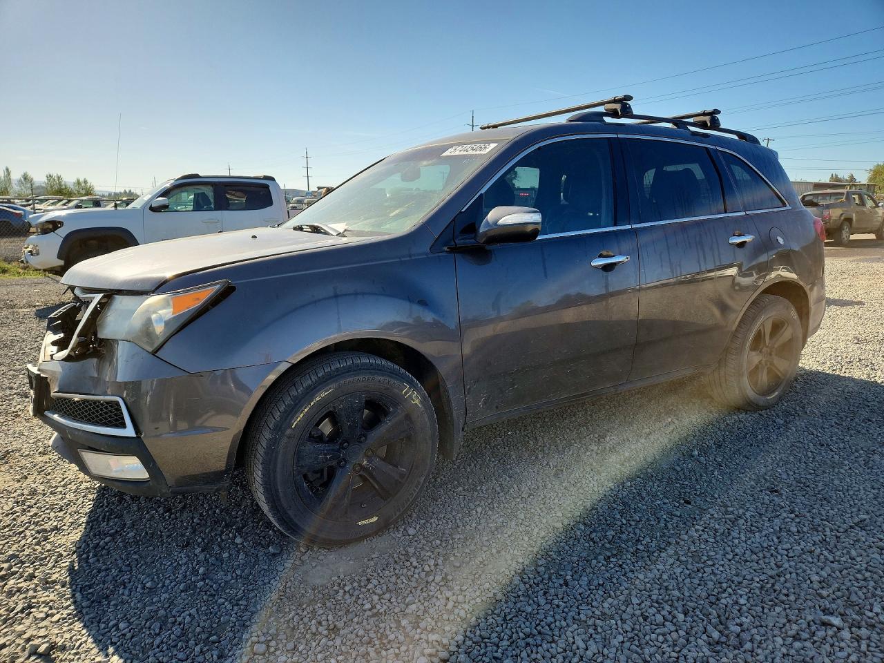 2011 Acura Mdx Charcoal vin: 2HNYD2H21BH527661