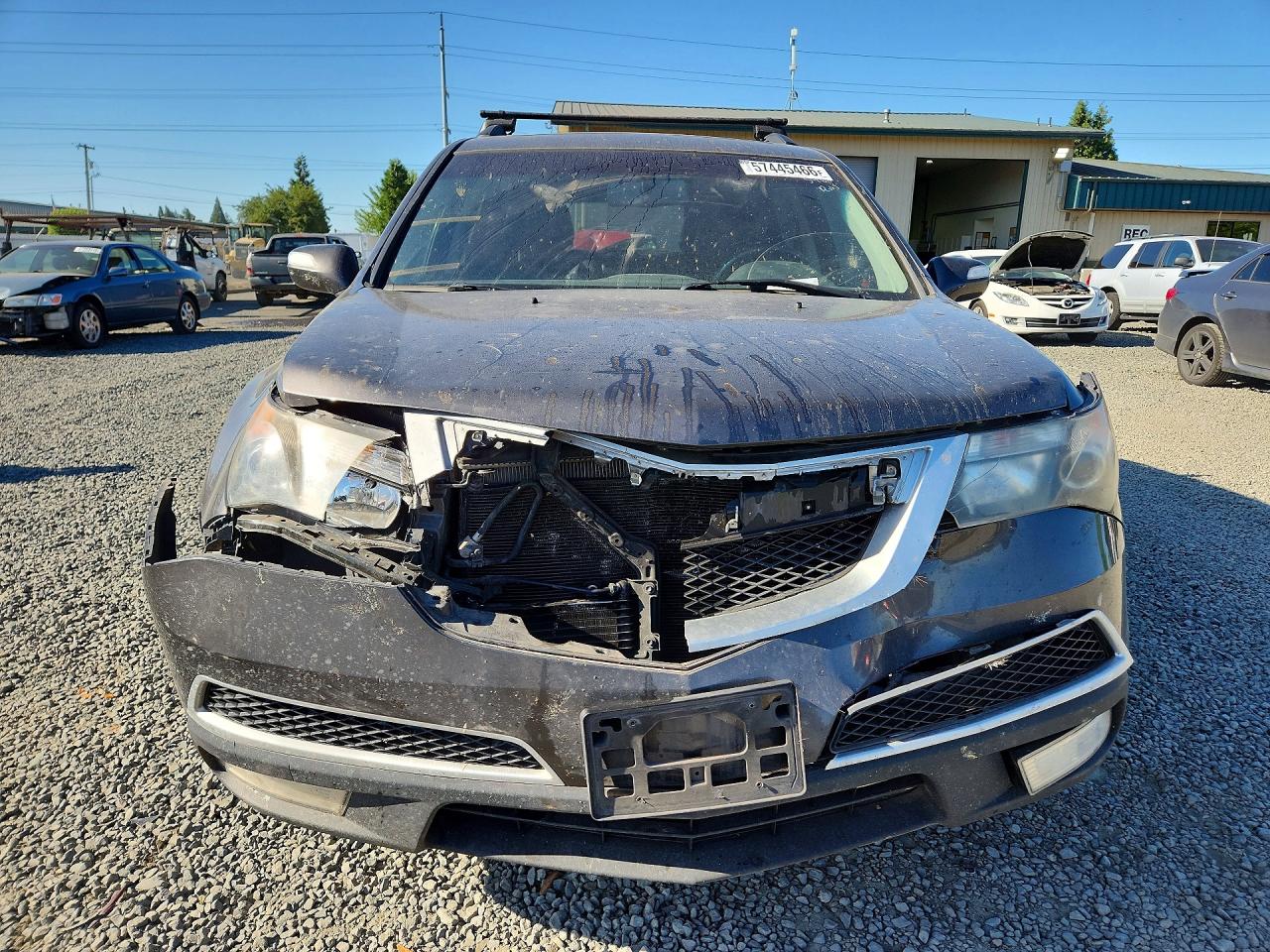 2011 Acura Mdx Charcoal vin: 2HNYD2H21BH527661