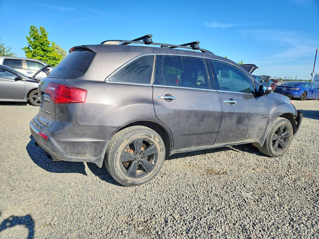 2011 Acura Mdx Charcoal vin: 2HNYD2H21BH527661