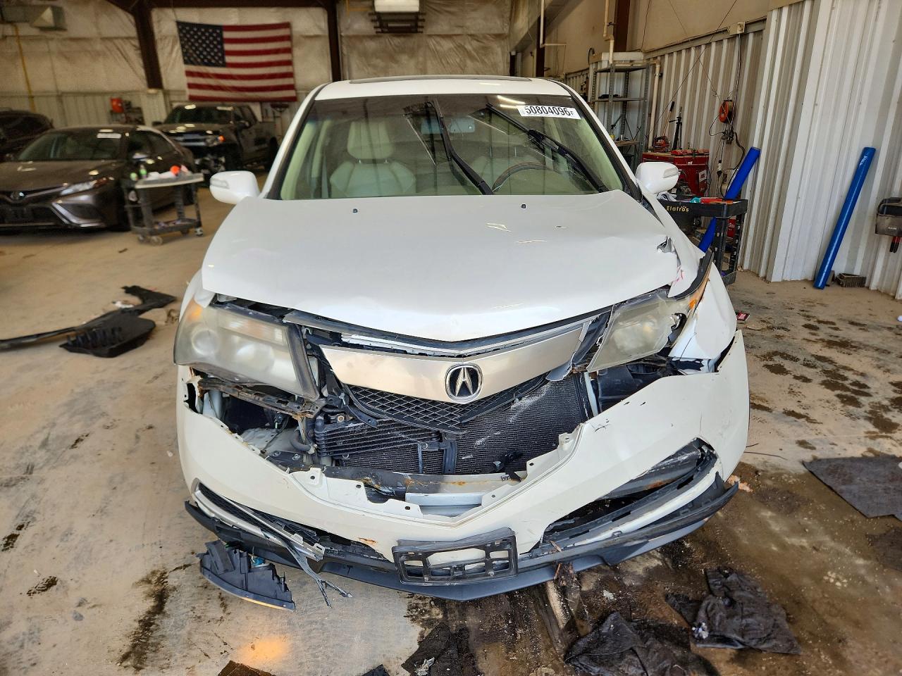 2011 Acura Mdx White vin: 2HNYD2H21BH527773