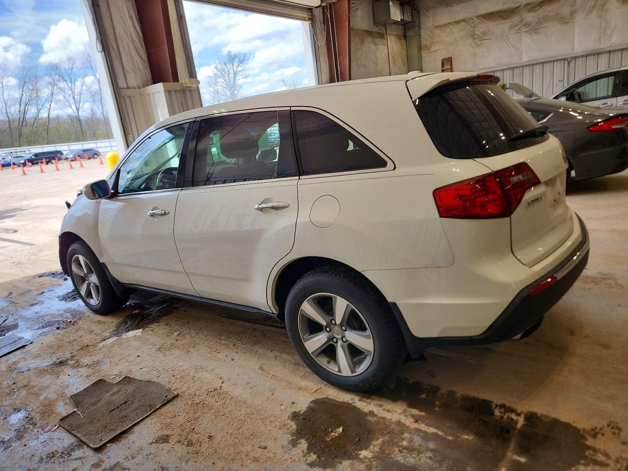 2011 Acura Mdx White vin: 2HNYD2H21BH527773
