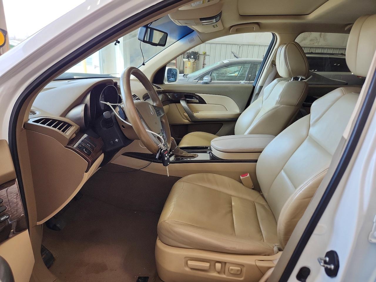 2011 Acura Mdx White vin: 2HNYD2H21BH527773